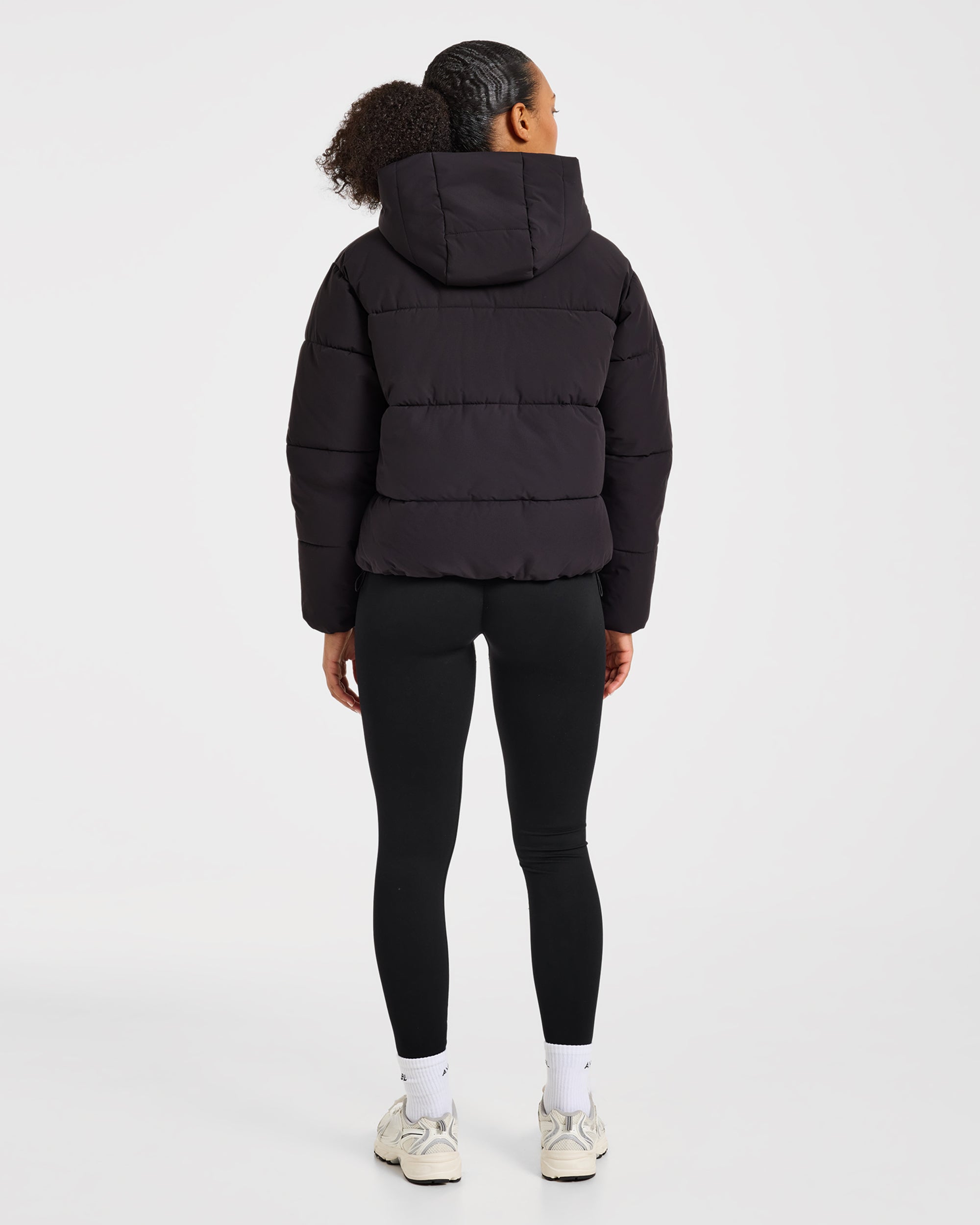 Signature Puffer Coat - Noir