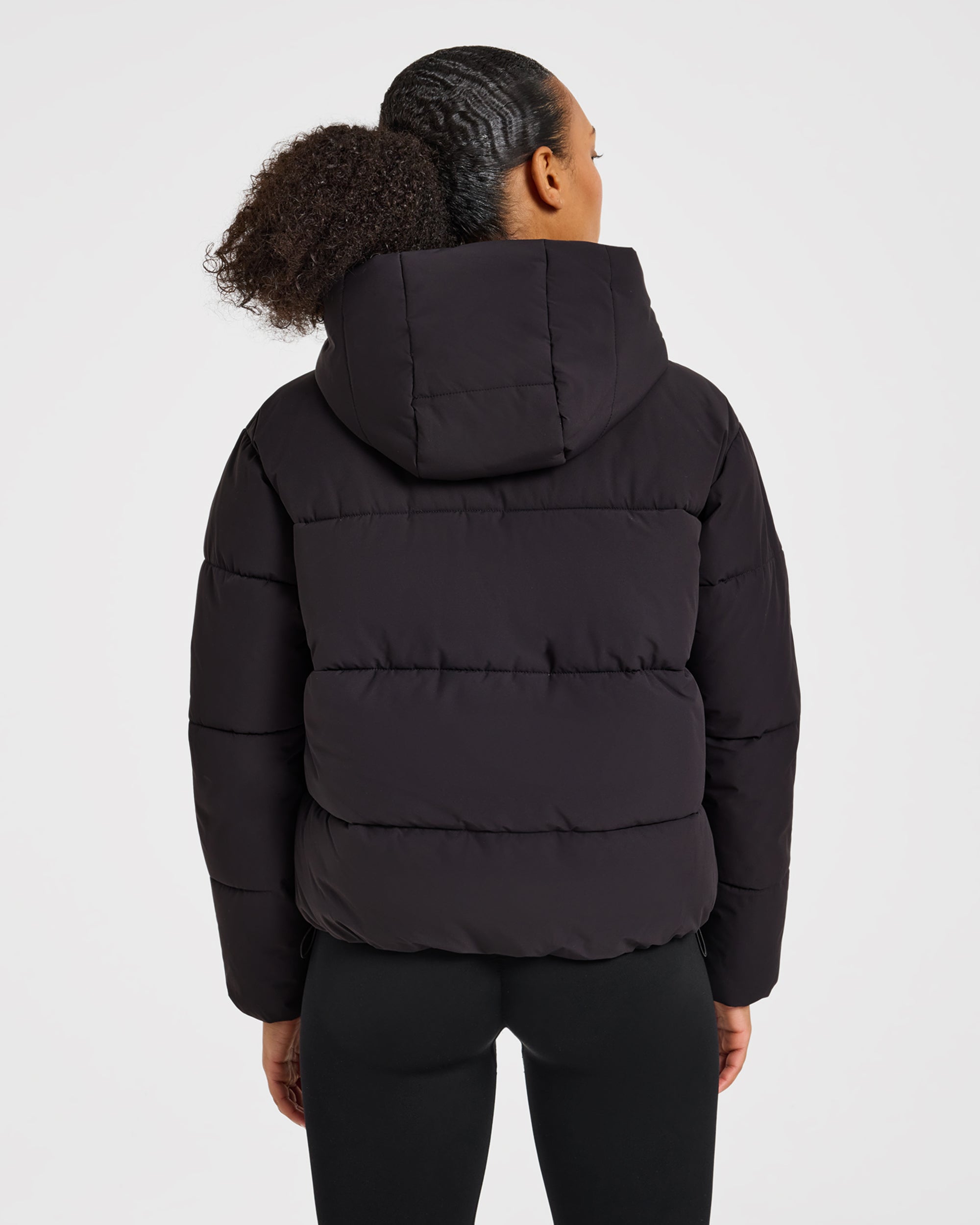 Signature Puffer Coat - Noir