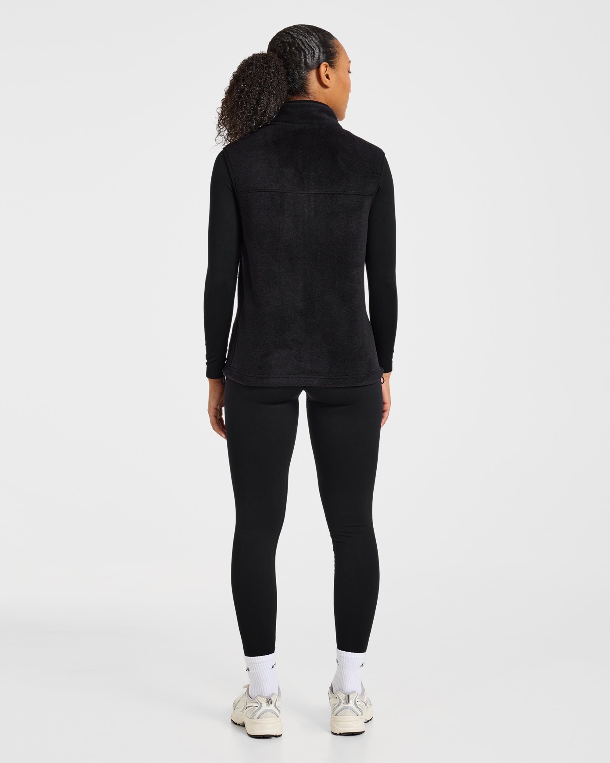 Signature Lightweight Fleece Gilet - Noir