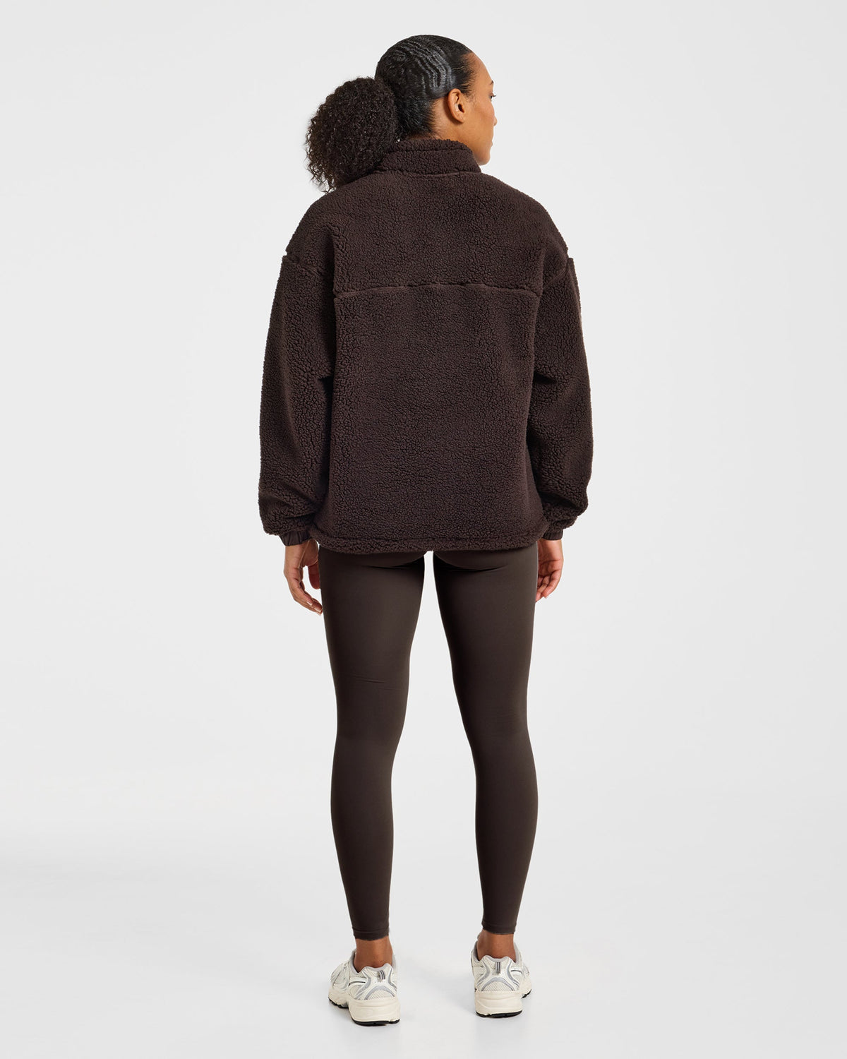 Signature 1/4 Zip Fleece Pullover - Cocoa Marron