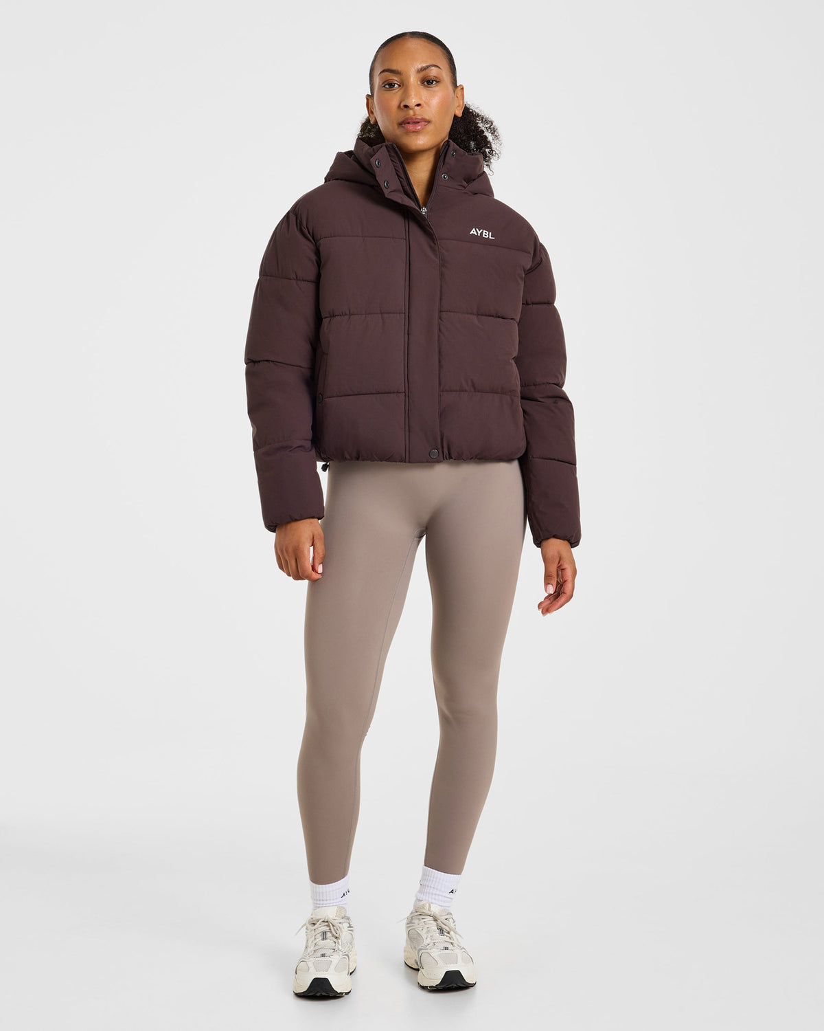 Signature Puffer Coat - Cocoa Marron