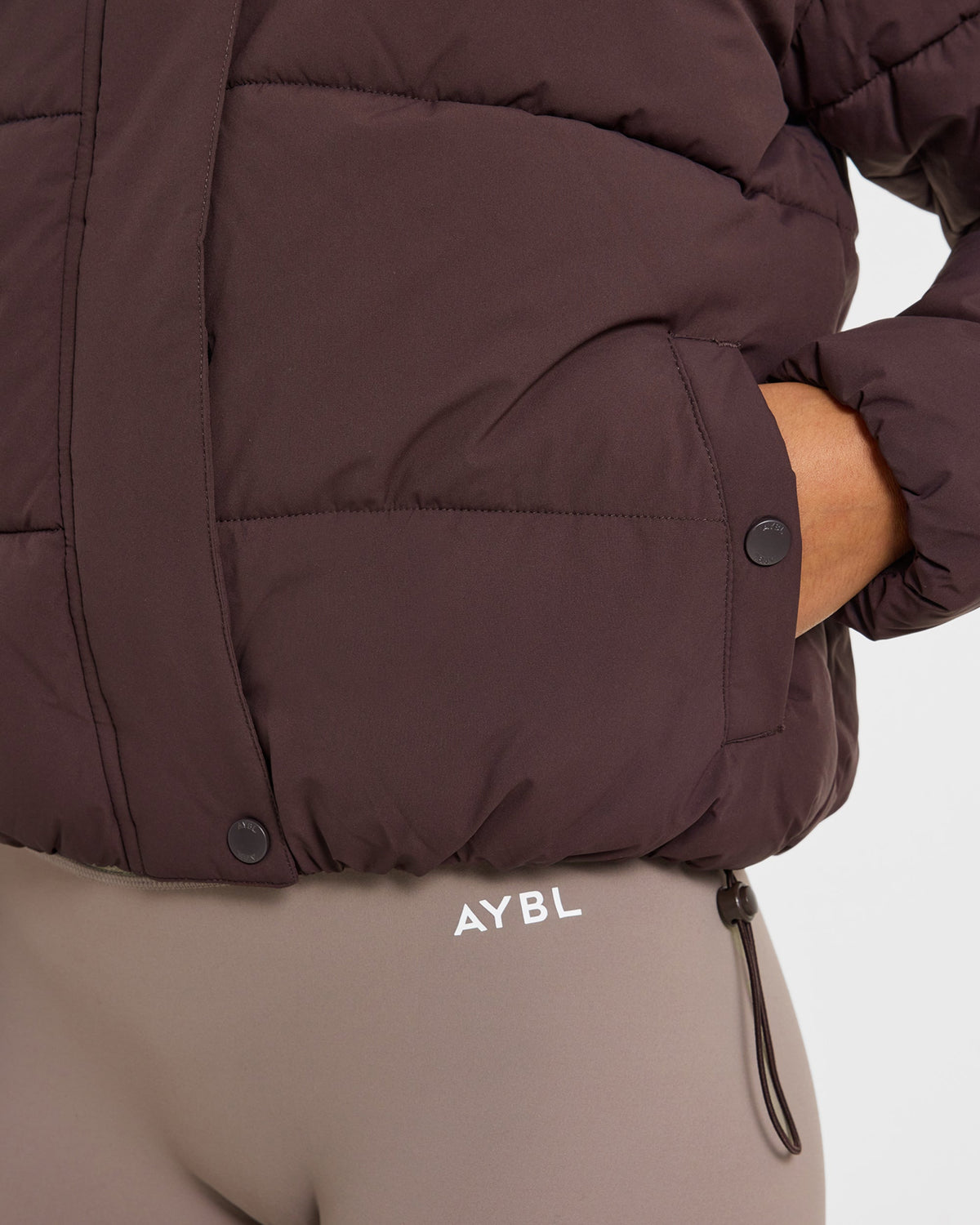 Signature Puffer Coat - Cocoa Marron