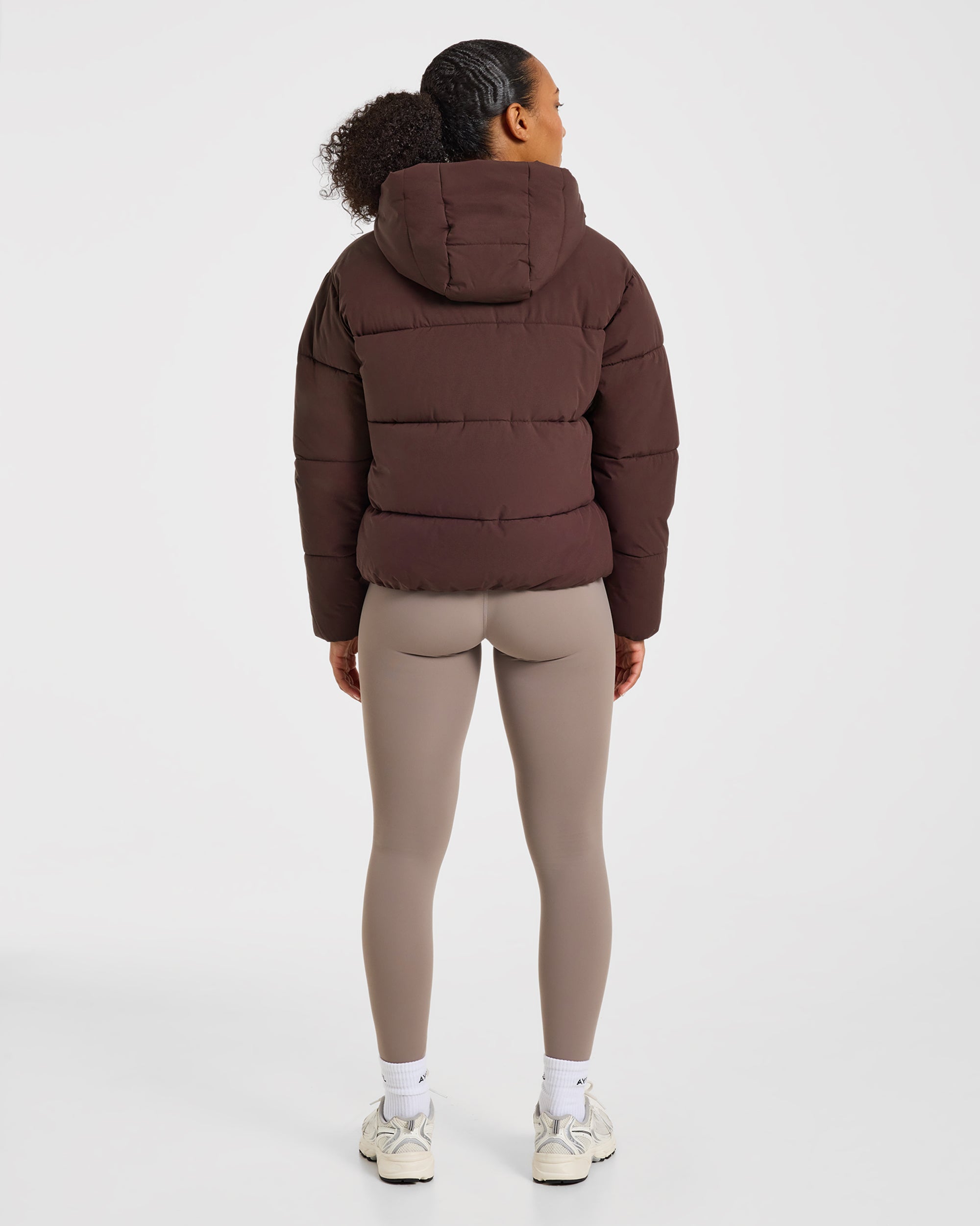 Signature Puffer Coat - Cocoa Marron