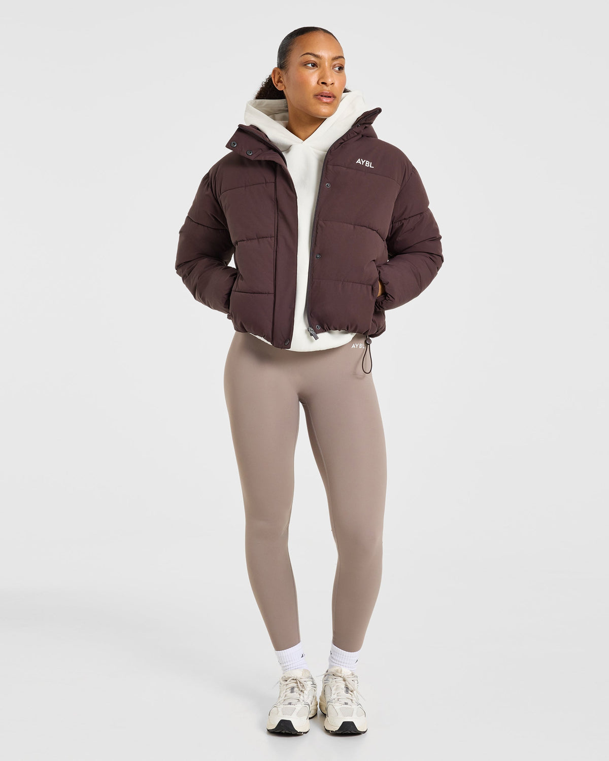 Signature Puffer Coat - Cocoa Marron