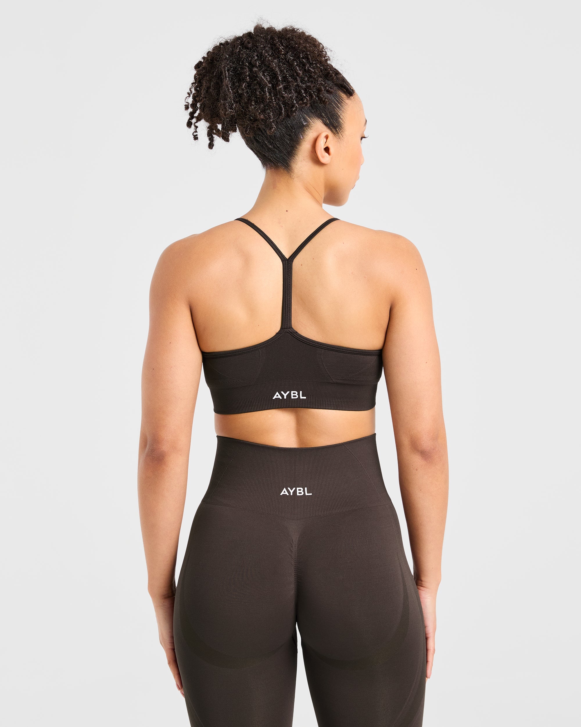 Empower Seamless Sports Bra - Cocoa Marron