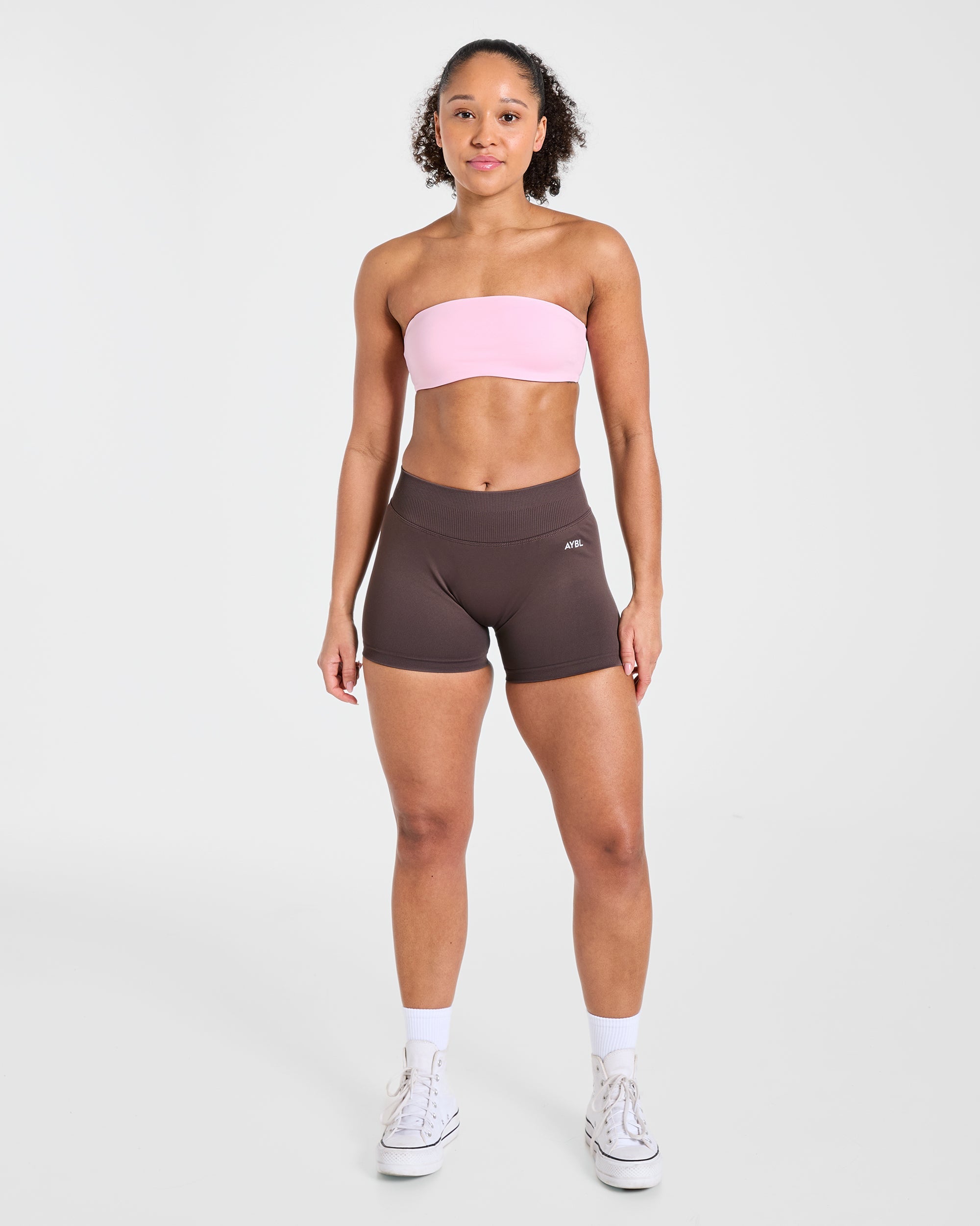 Essential Bandeau Sports Bra - Rose