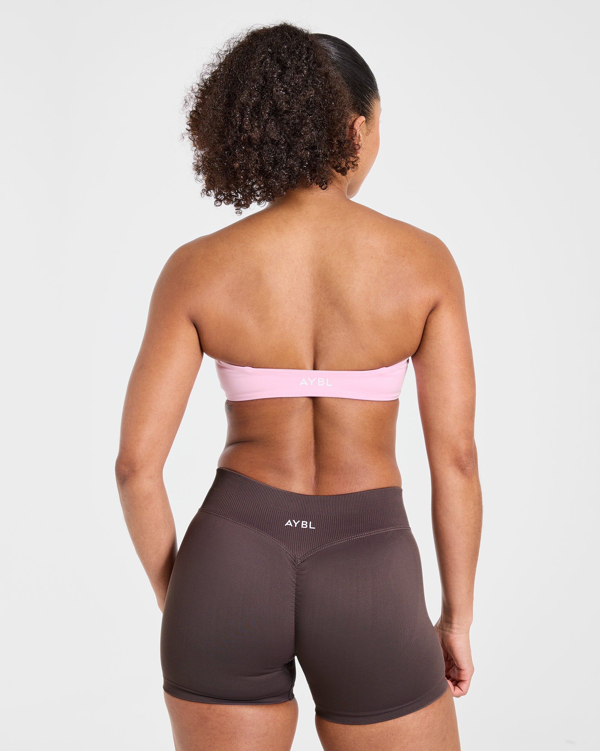 Essential Bandeau Sports Bra - Rose