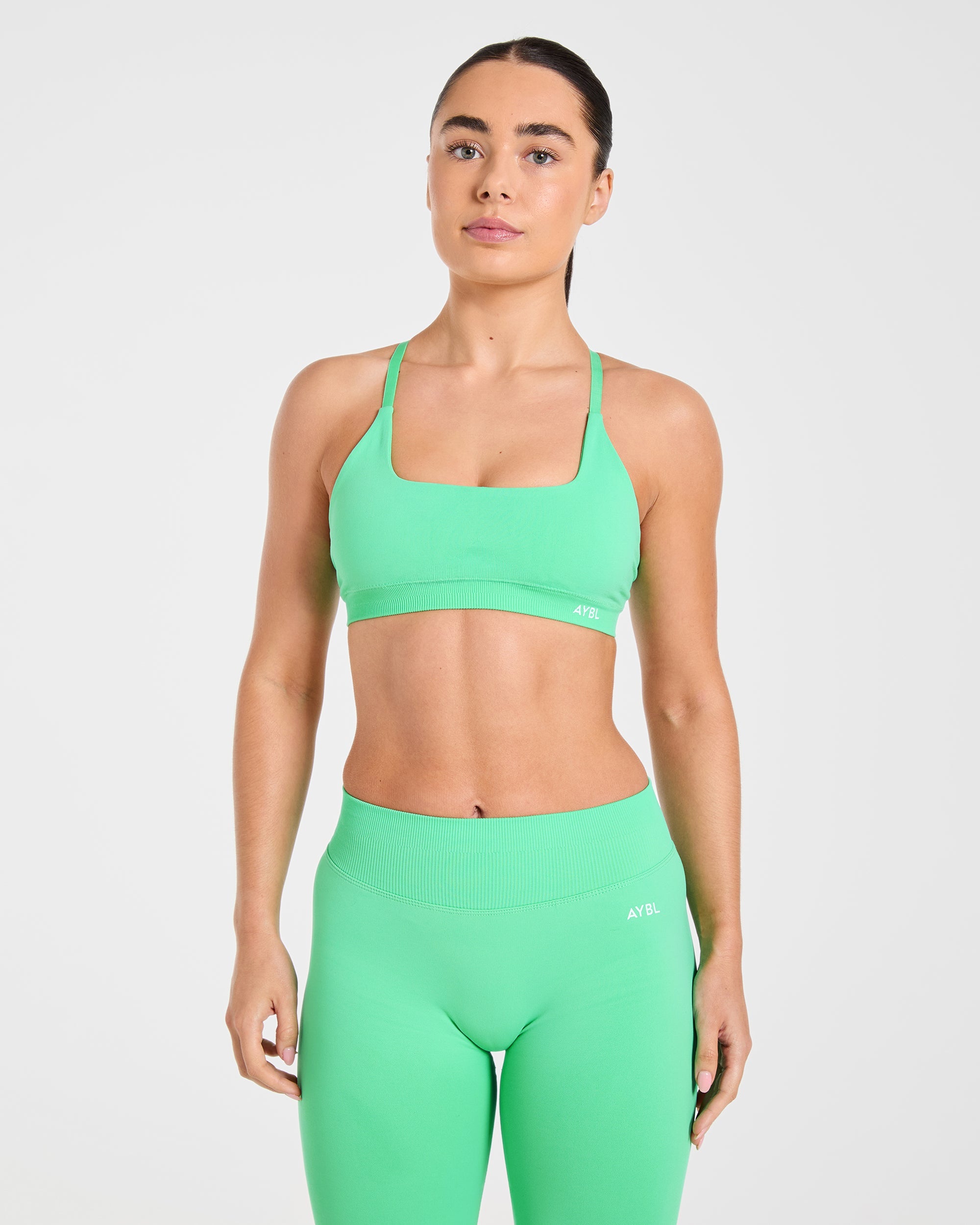 Enhance Seamless Sports Bra - Mint Vert