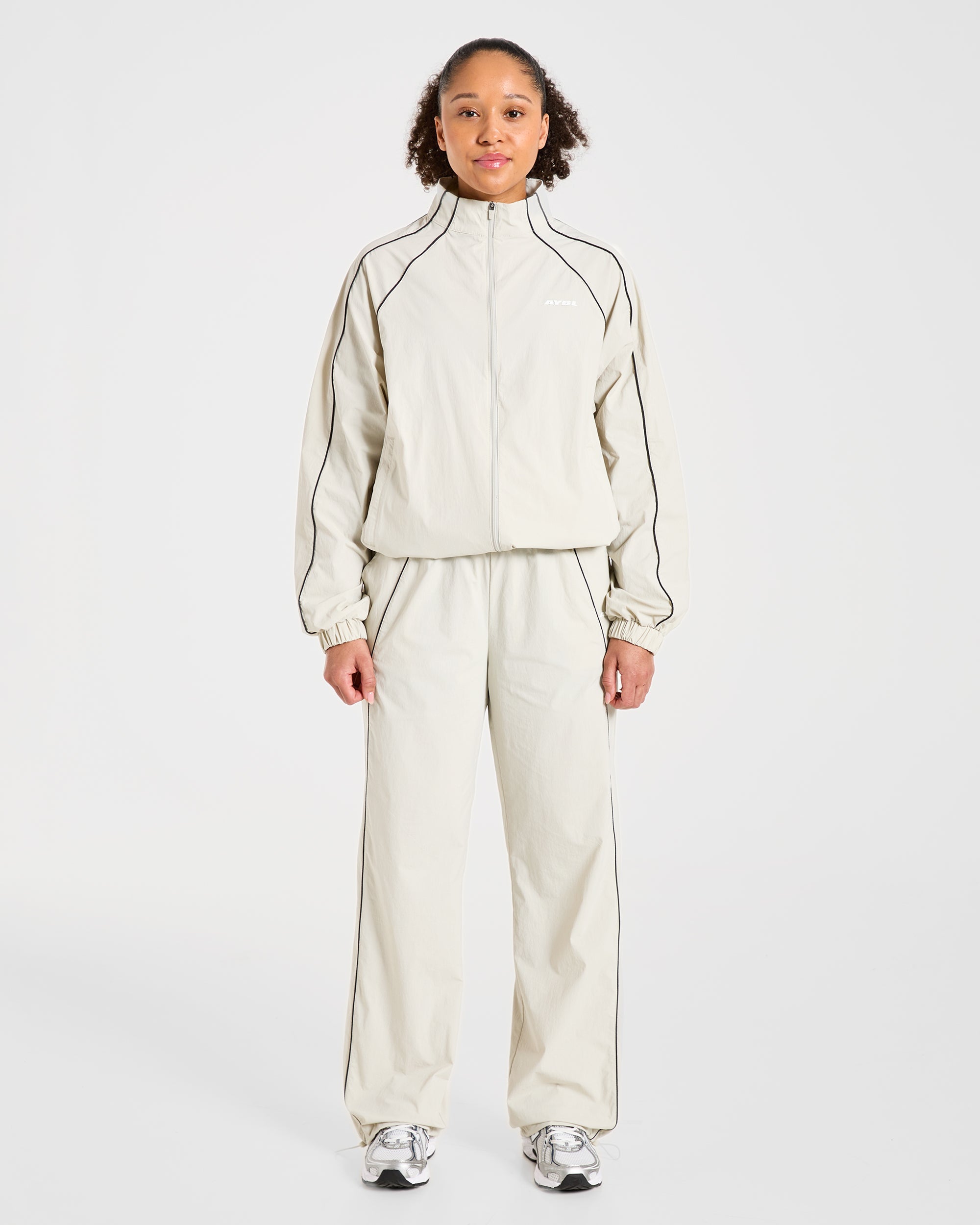 Retro Track Jacket - Off Blanc
