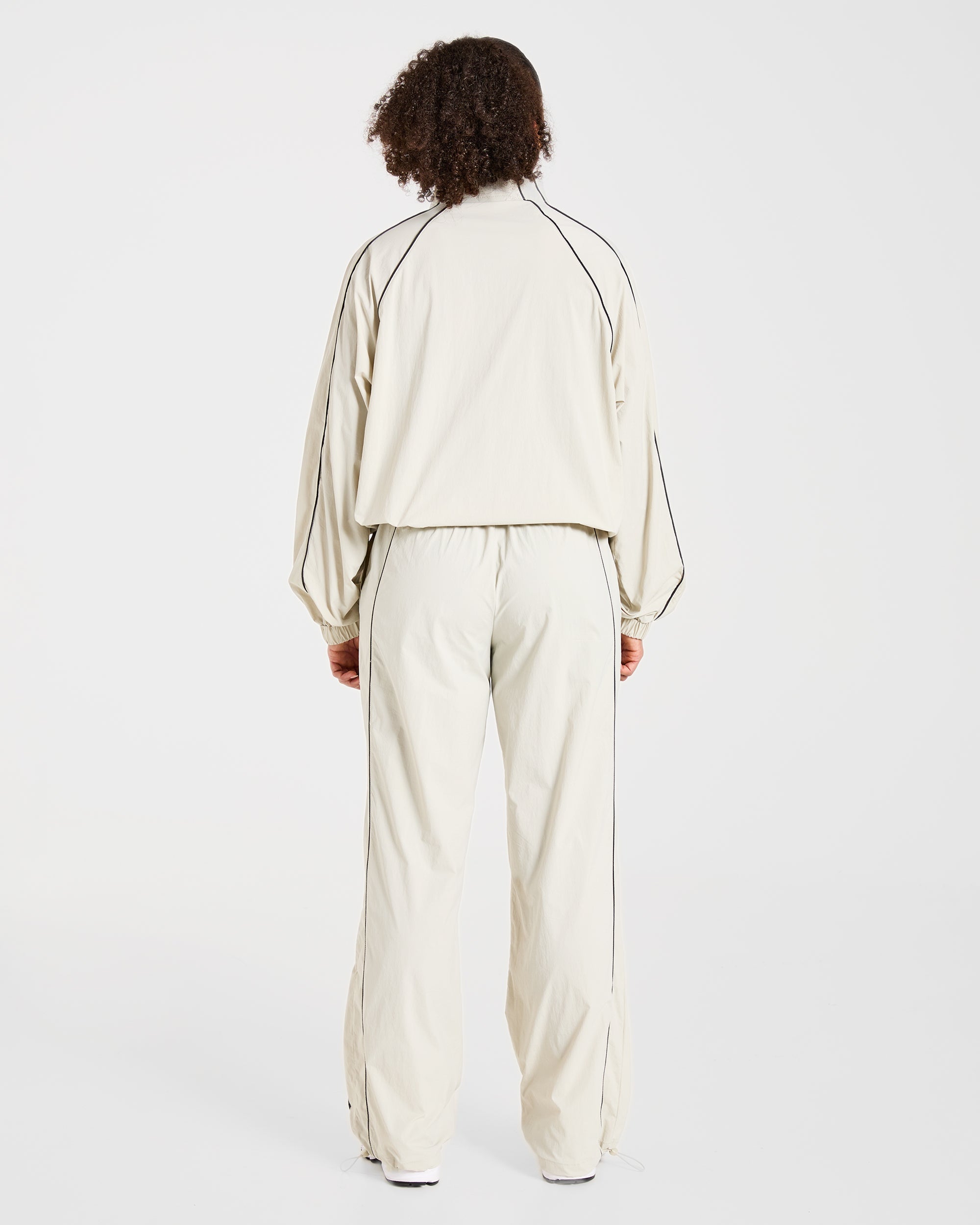 Retro Track Jacket - Off Blanc