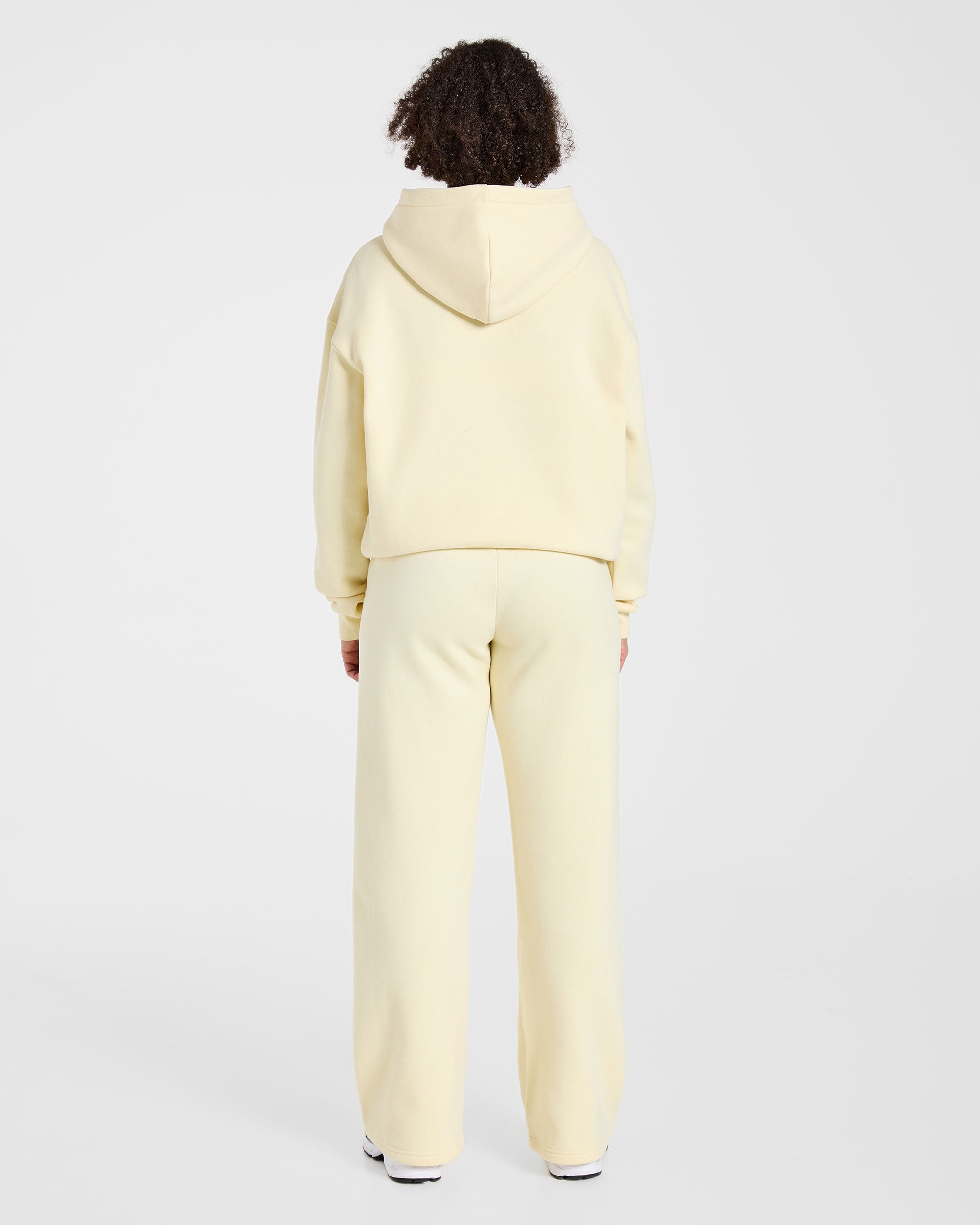 Varsity 2.0 Oversized Hoodie - Butter Jaune