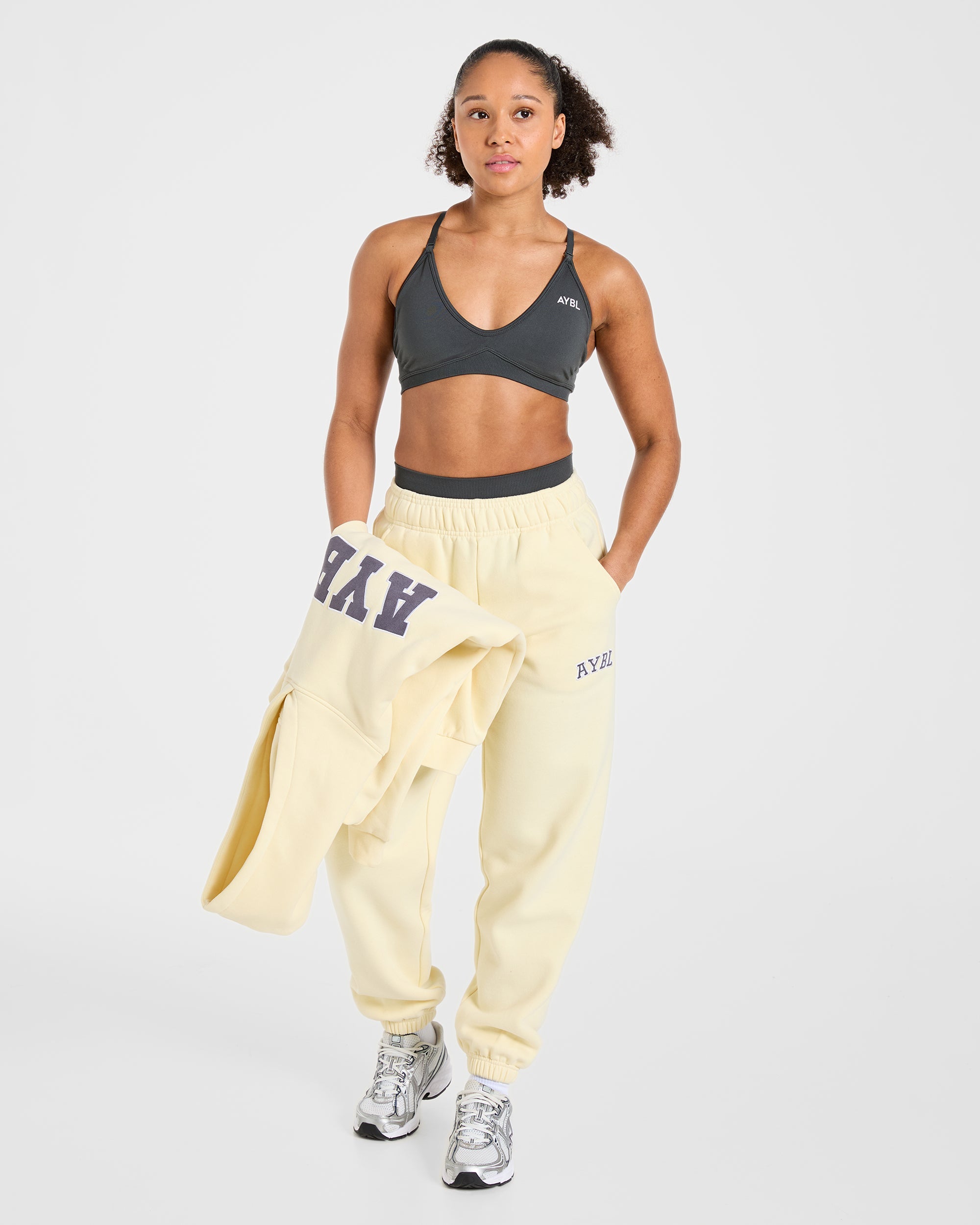 Varsity 2.0 Oversized Joggers - Butter Jaune