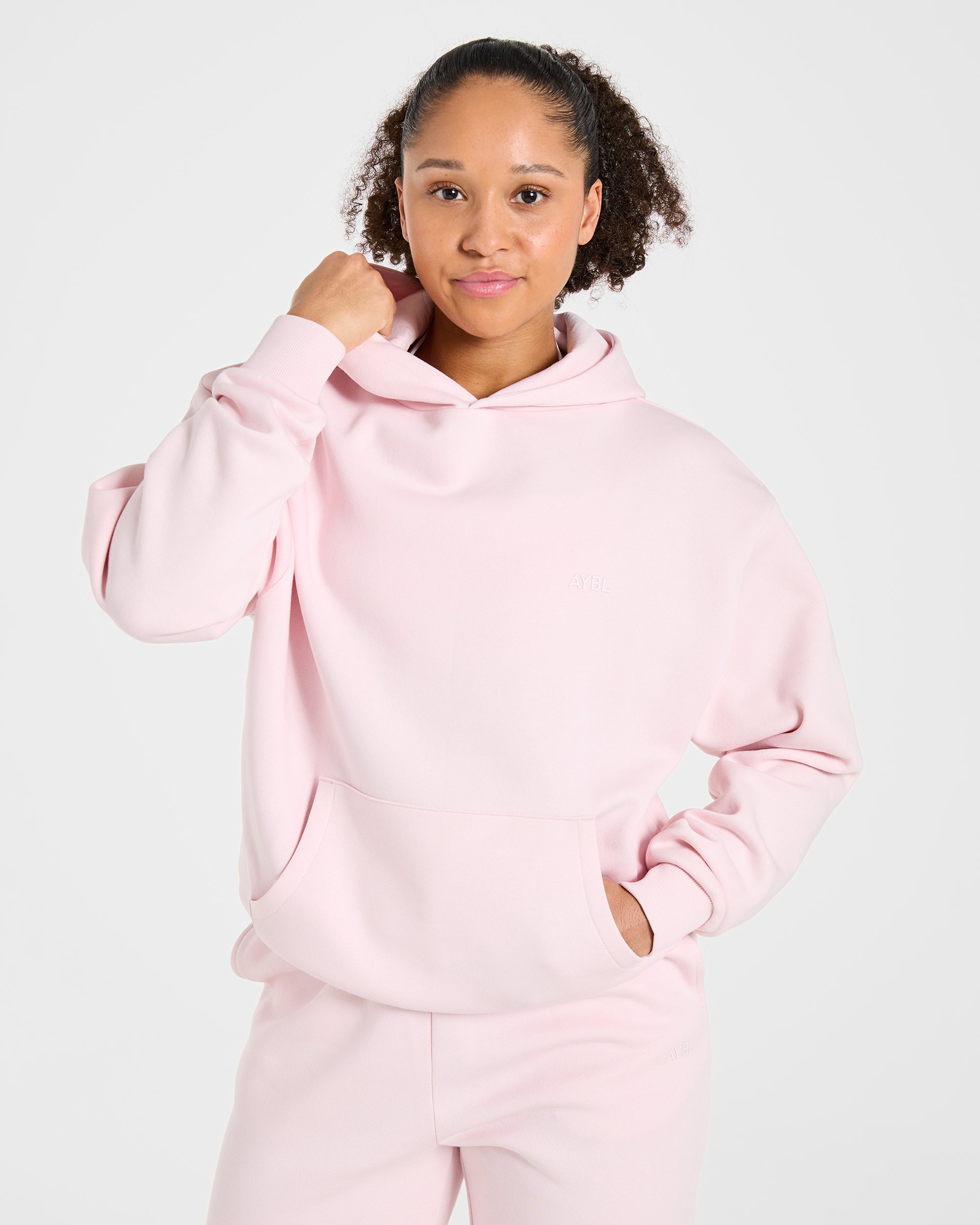 Lifestyle Oversized Hoodie - Pastel Rose