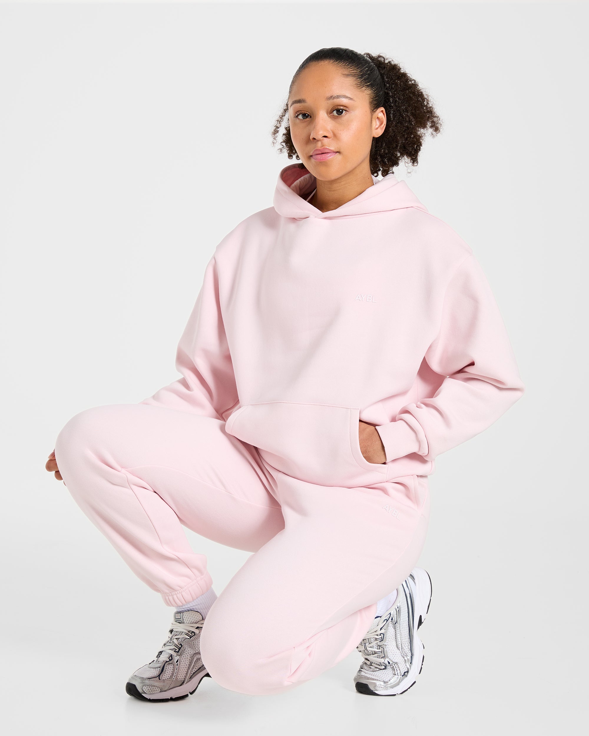 Lifestyle Oversized Joggers - Pastel Rose
