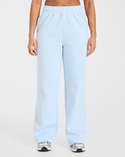 Lifestyle Oversized Straight Leg Joggers - Spring Bleu