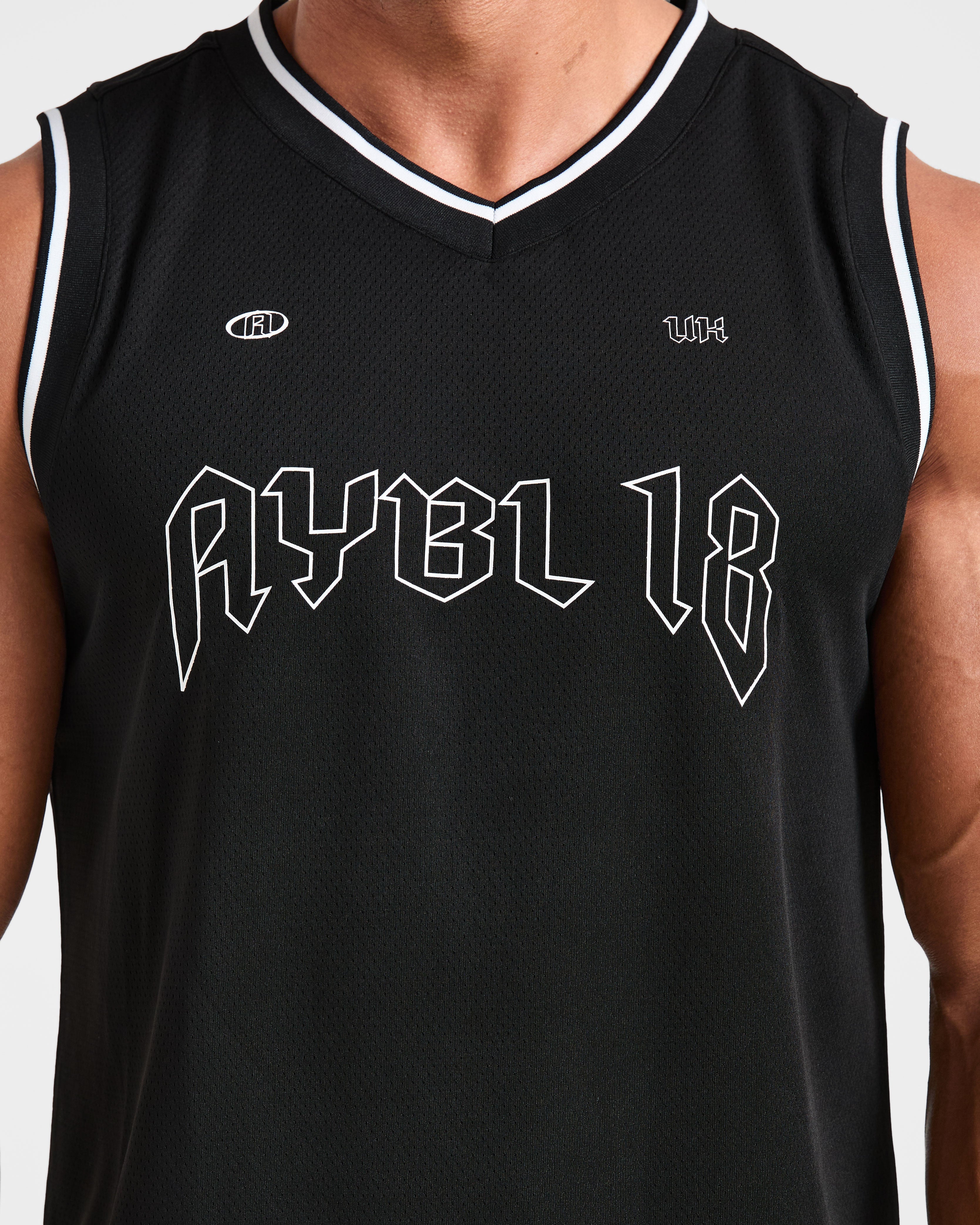 Rebound Stripe Tank - Noir