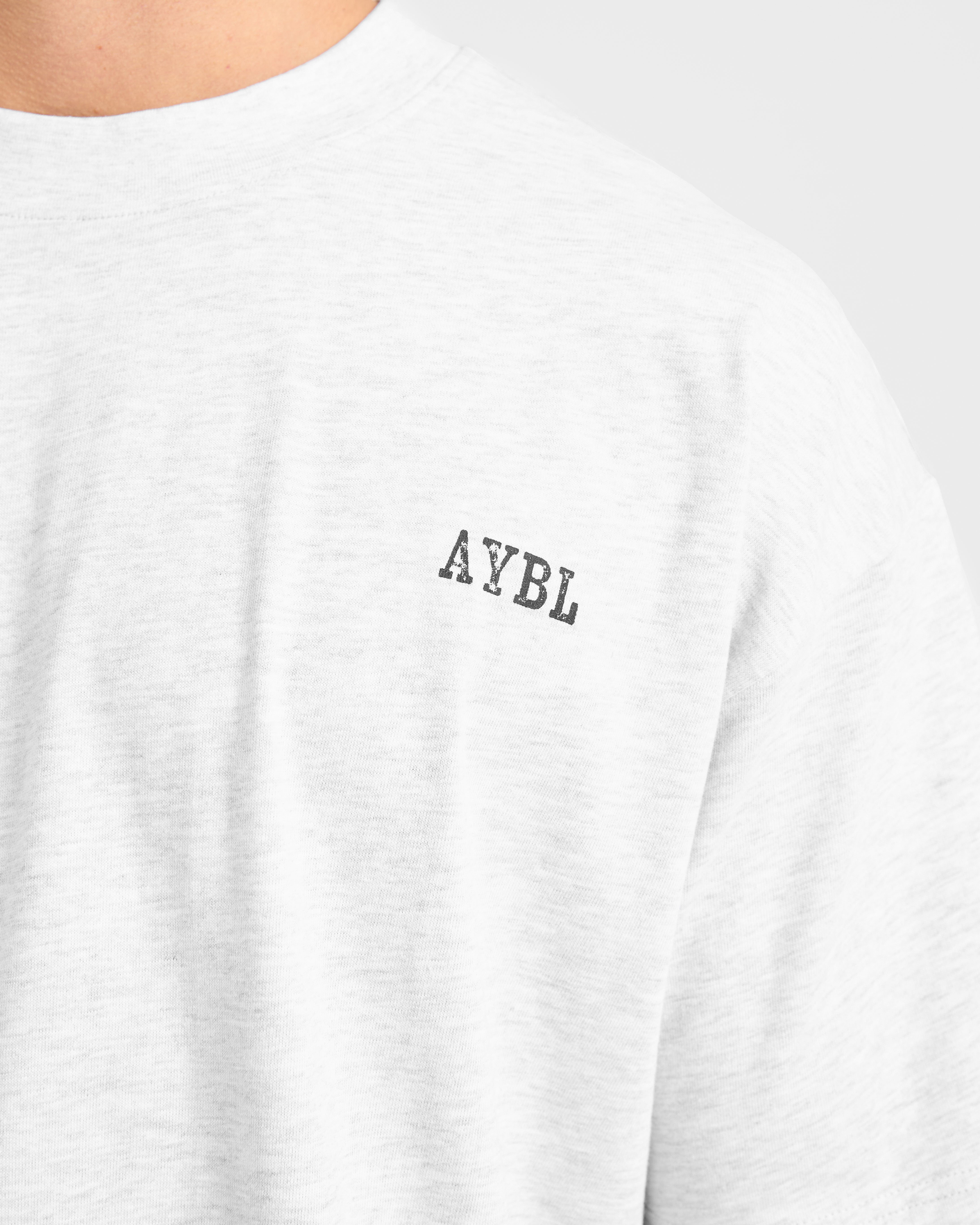 Lifting Essentials Oversized T Shirt - Gris Marl