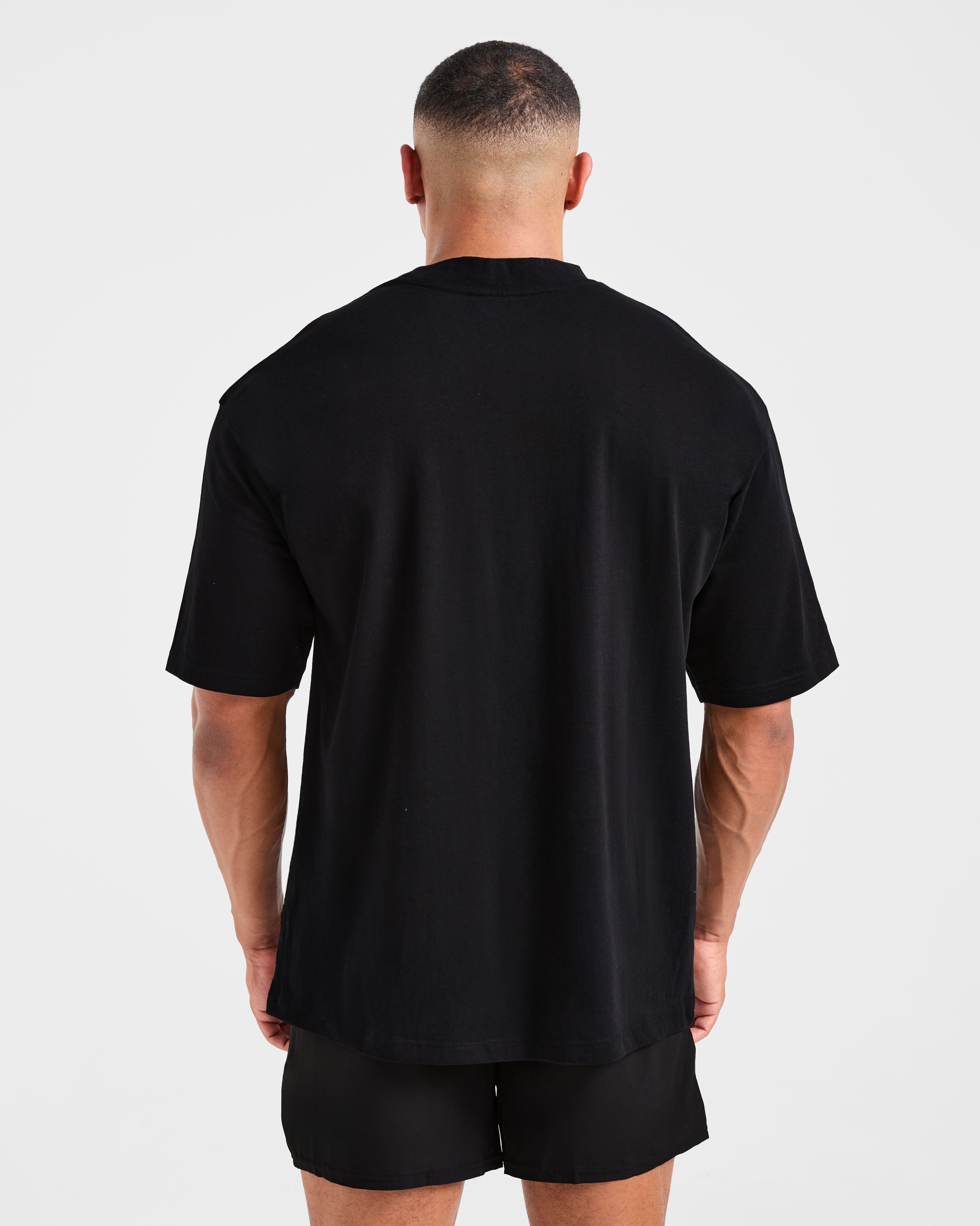 Craft Oversized T Shirt - Noir