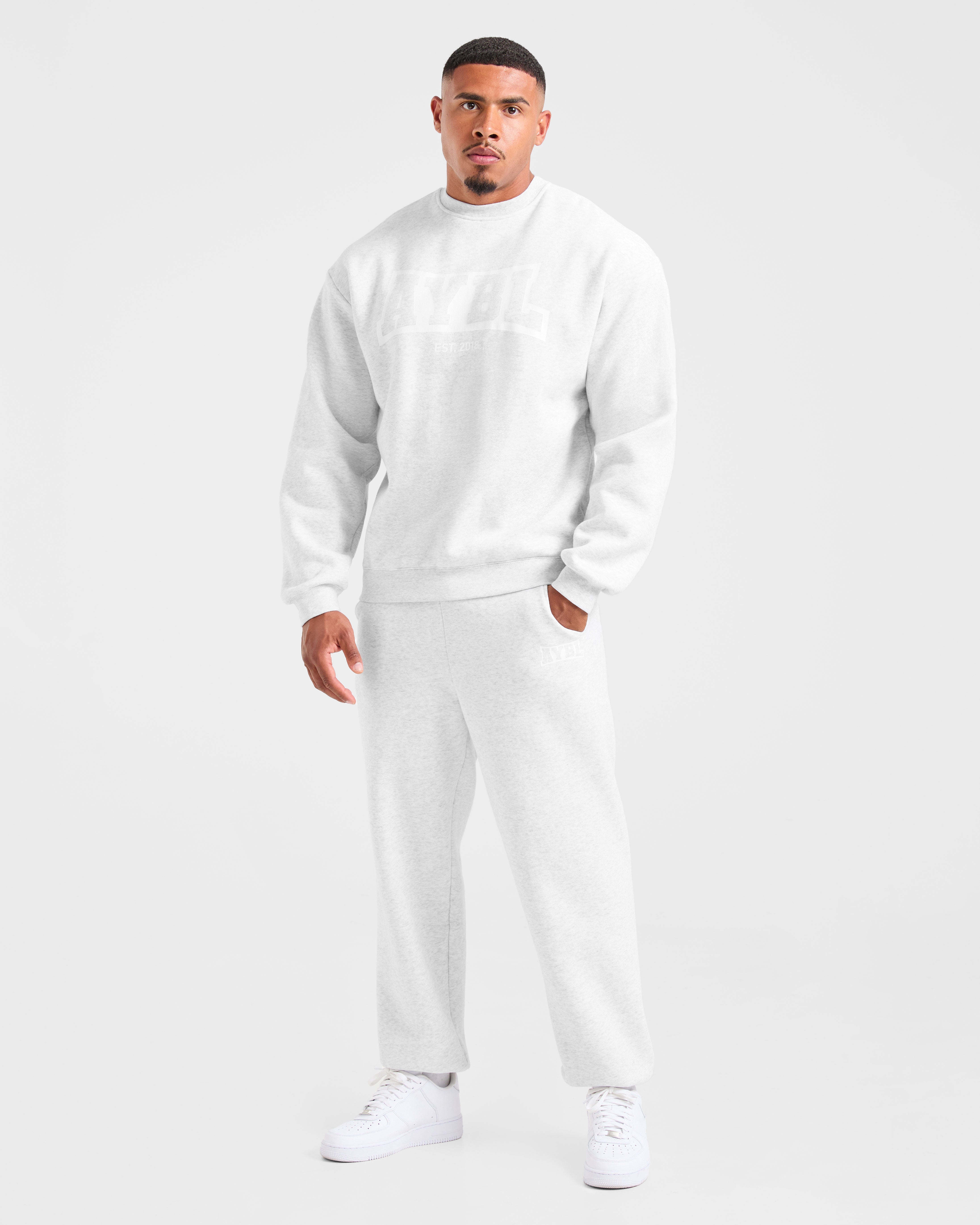 Academy Oversized Sweater - Gris Marl