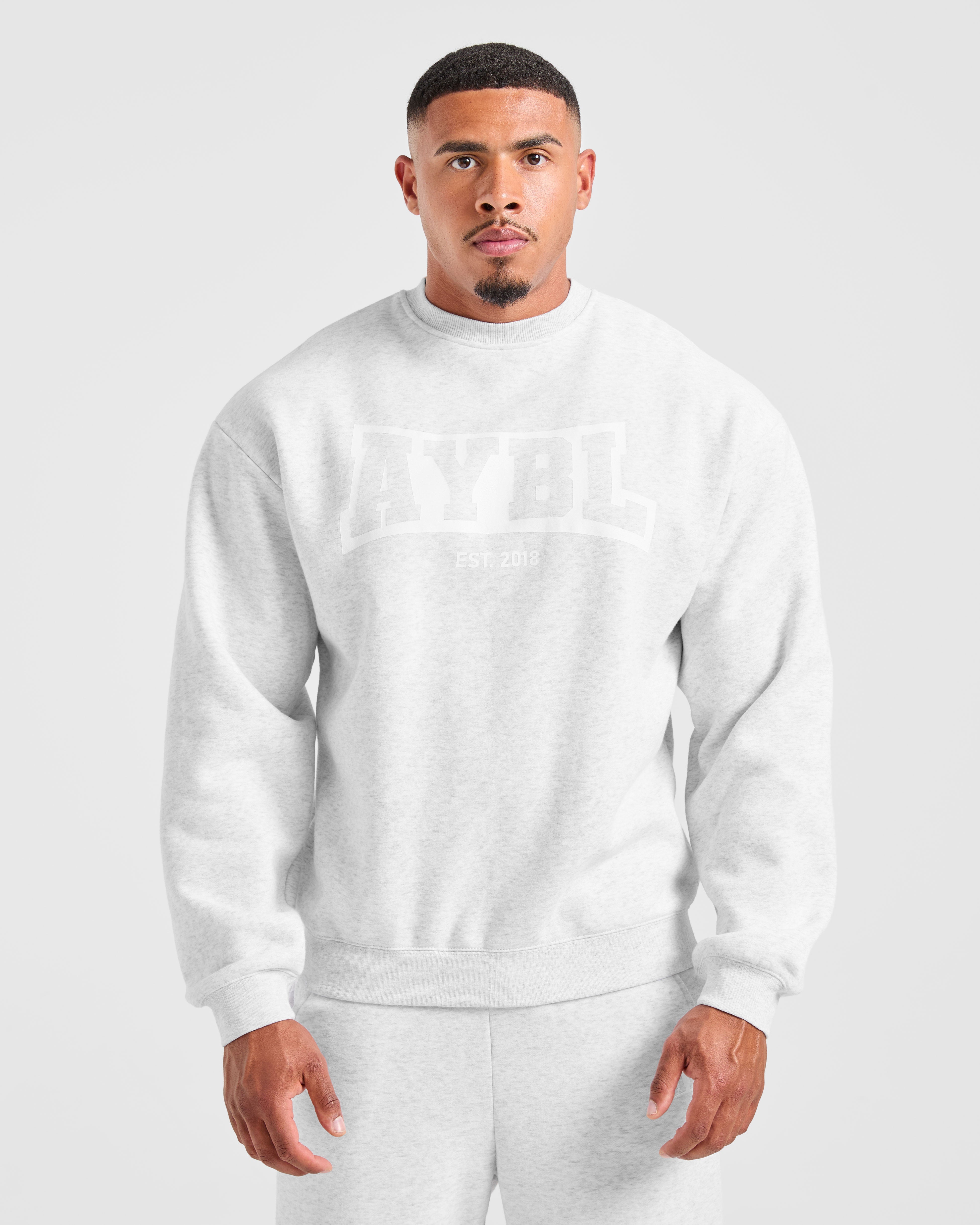Academy Oversized Sweater - Gris Marl