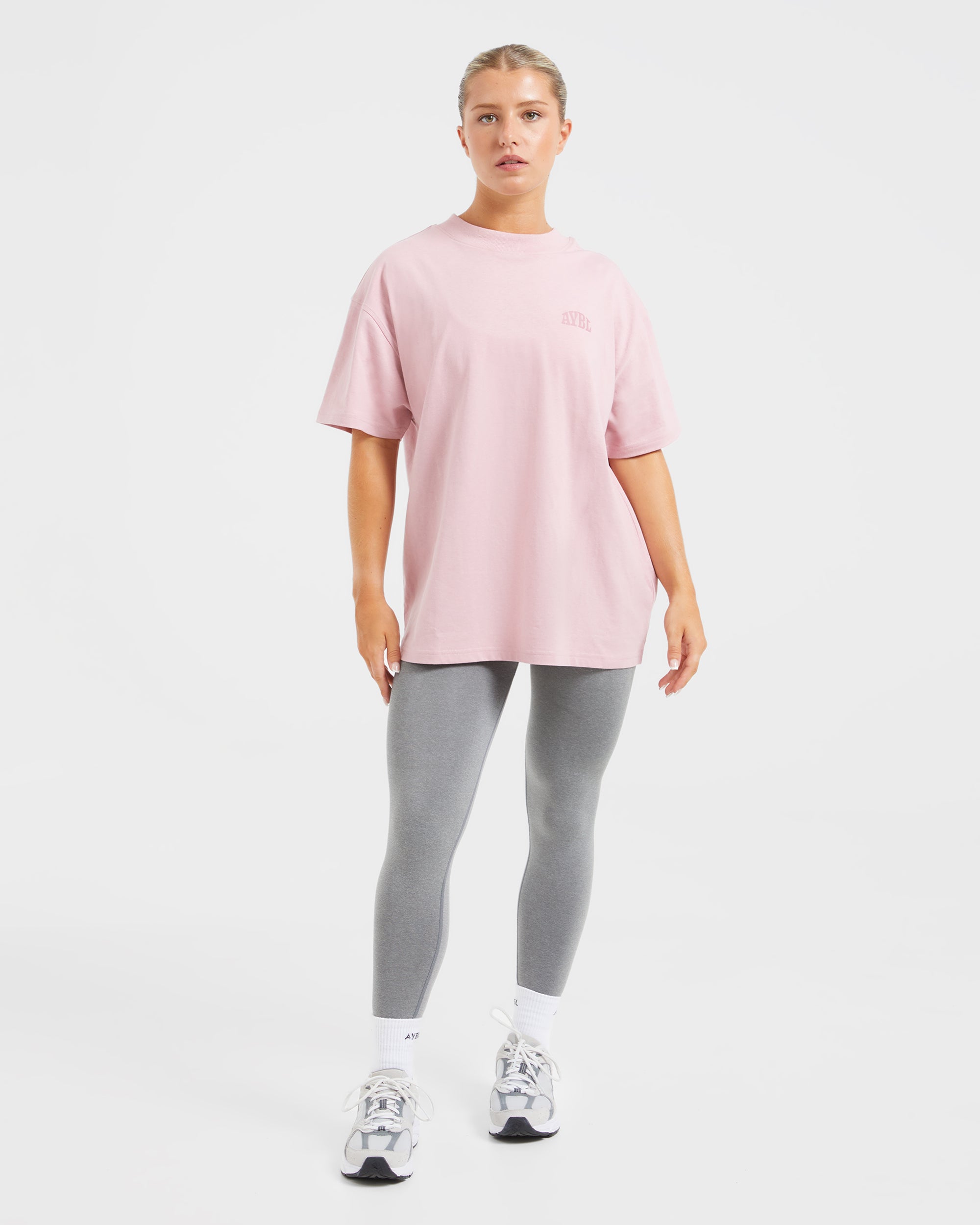 Mind Over Matter Oversized T Shirt - Rose