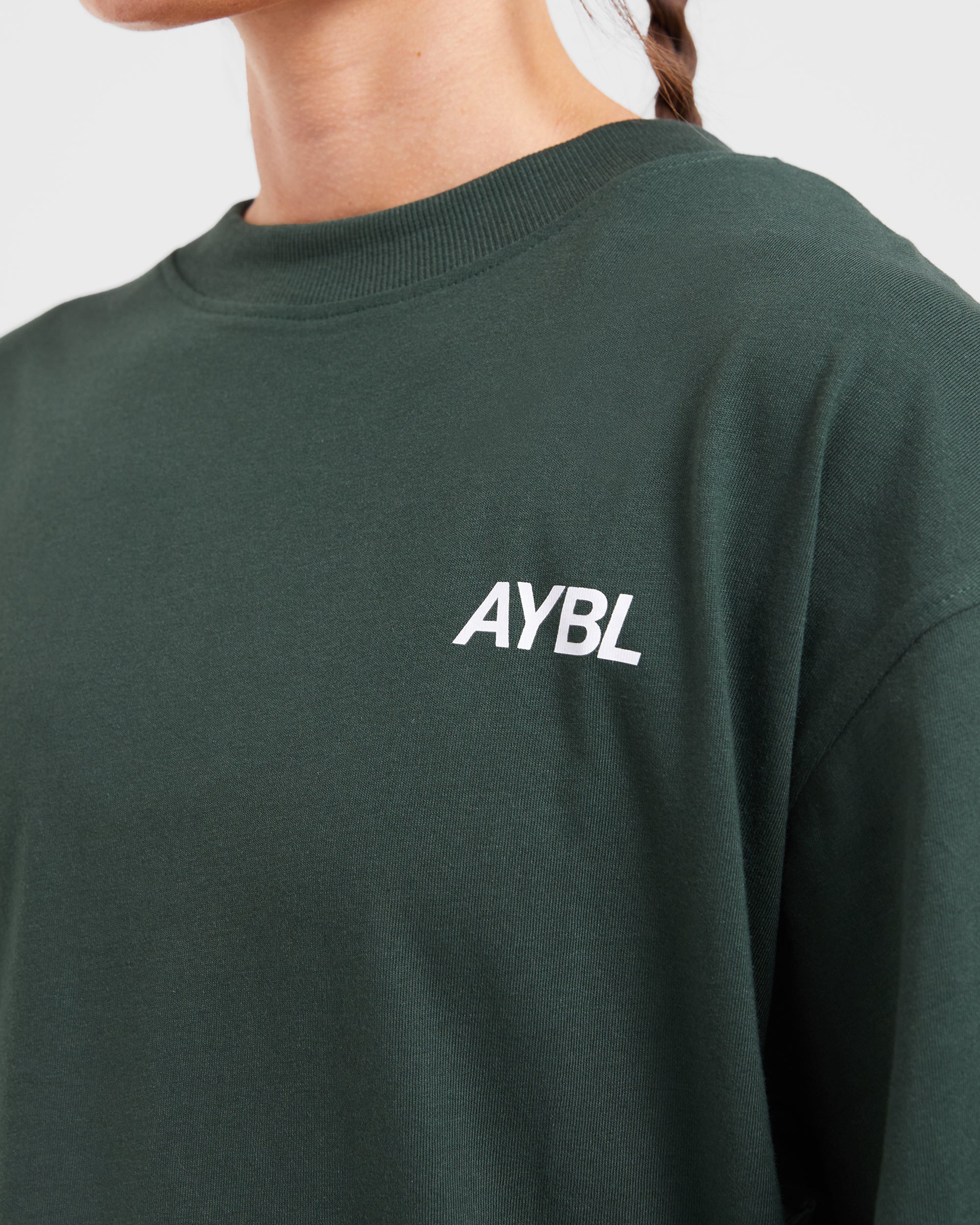 AYBL Sports Club Oversized T Shirt - Forest Vert