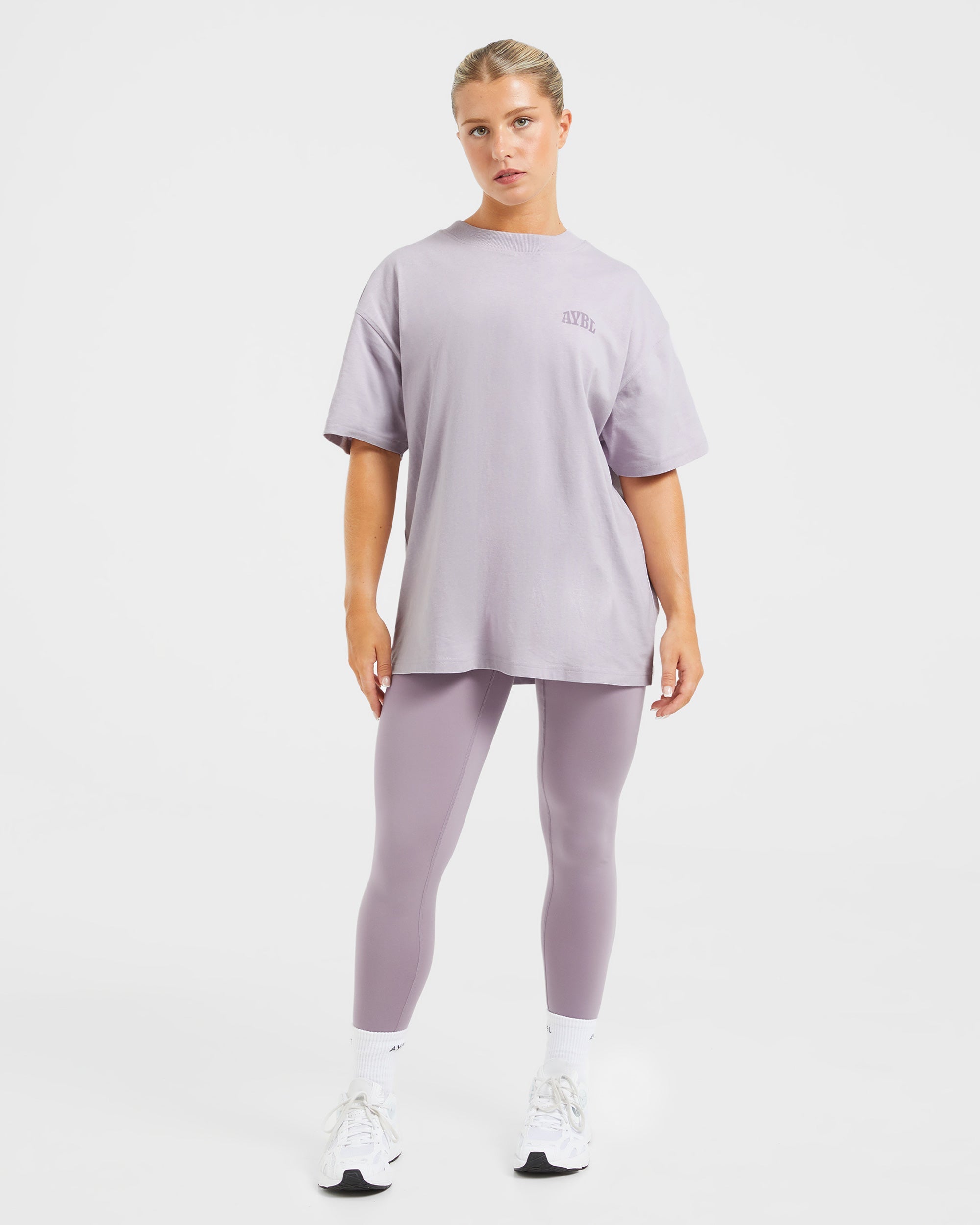 Mind Over Matter Oversized T Shirt - Violet