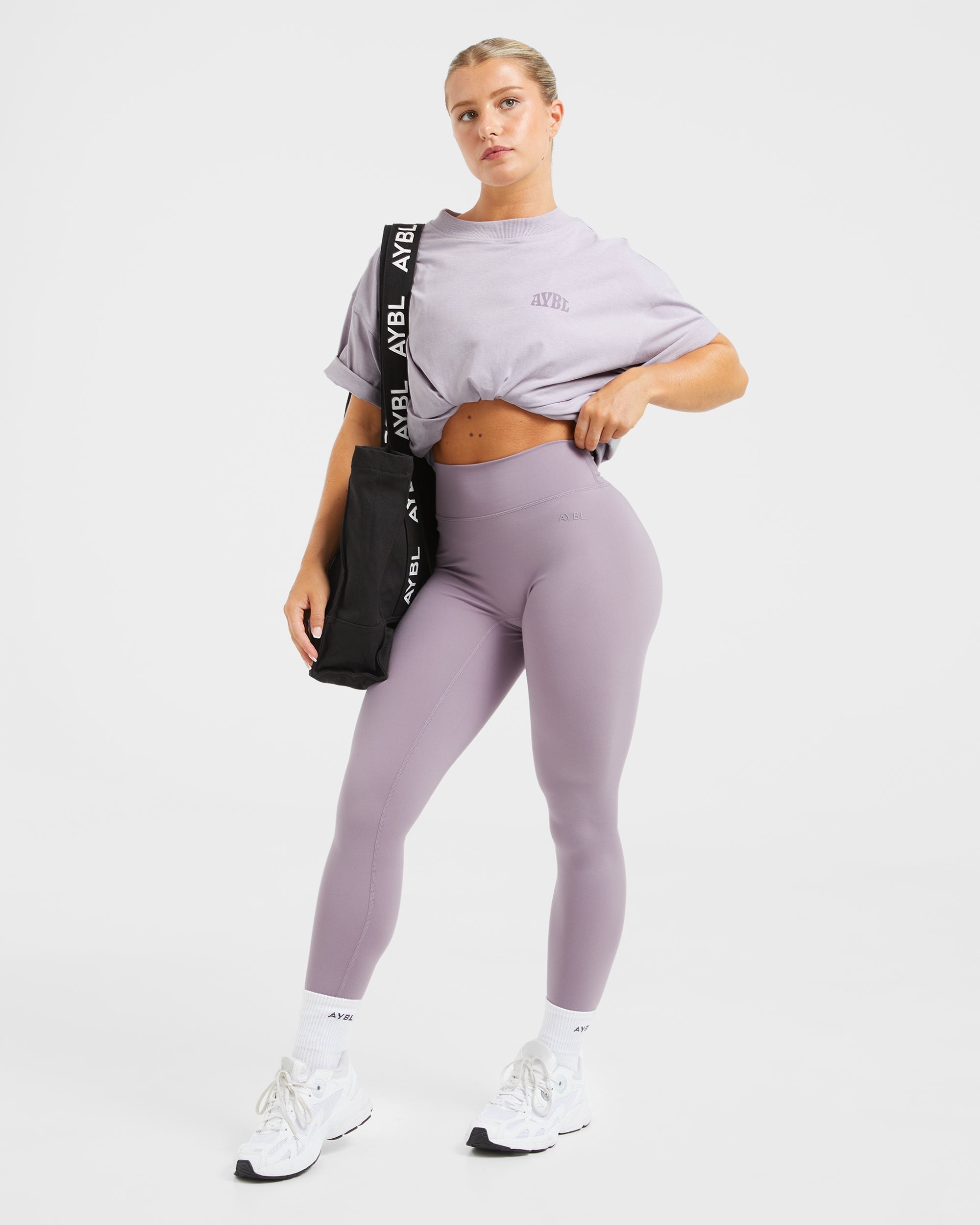 Mind Over Matter Oversized T Shirt - Violet