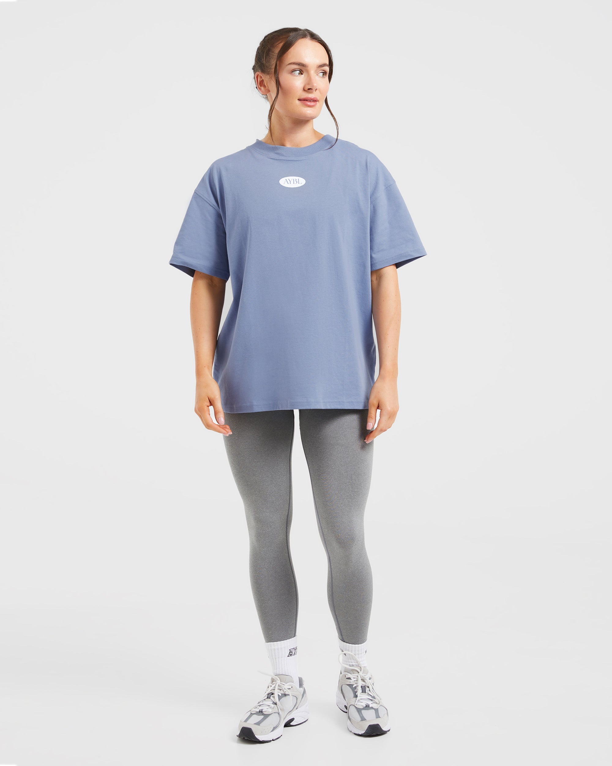 AYBL Lifestyle Oversized T Shirt - Cornflower Bleu