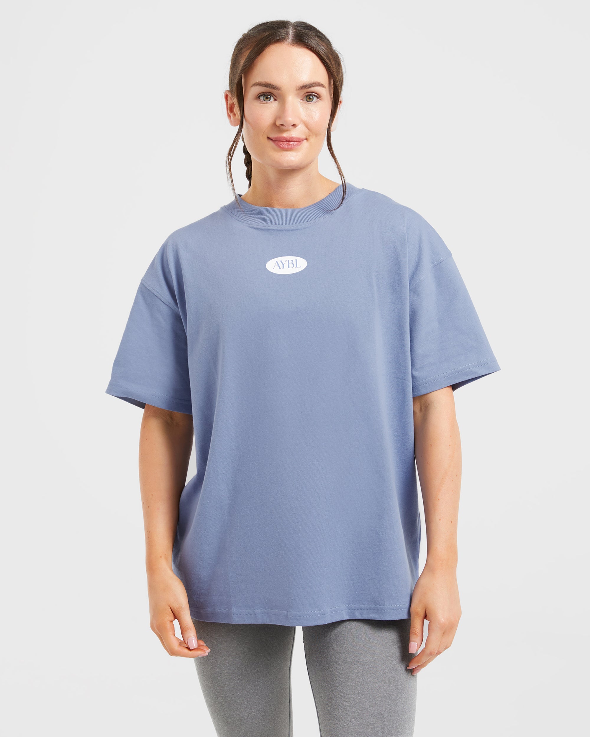 AYBL Lifestyle Oversized T Shirt - Cornflower Bleu