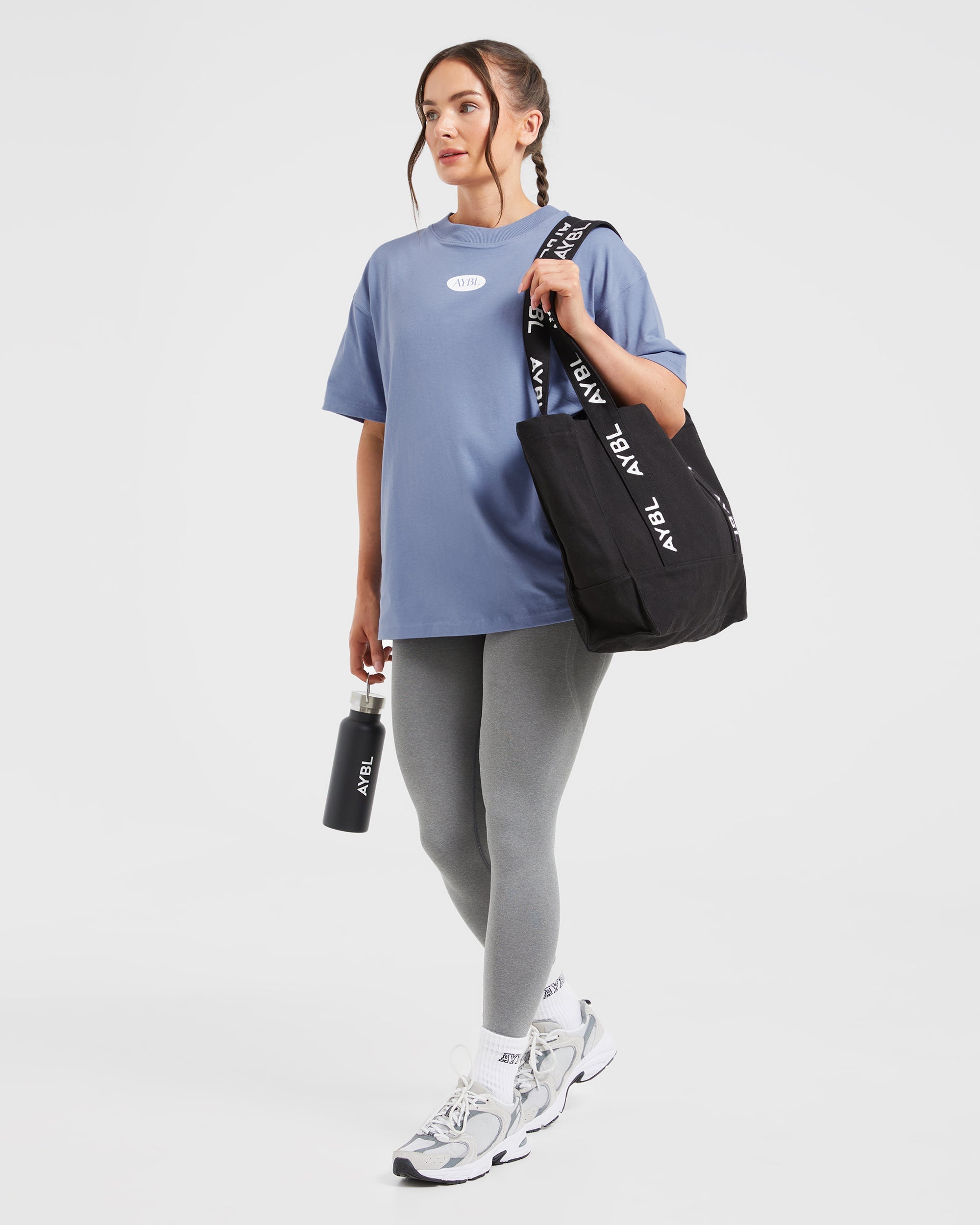 AYBL Lifestyle Oversized T Shirt - Cornflower Bleu