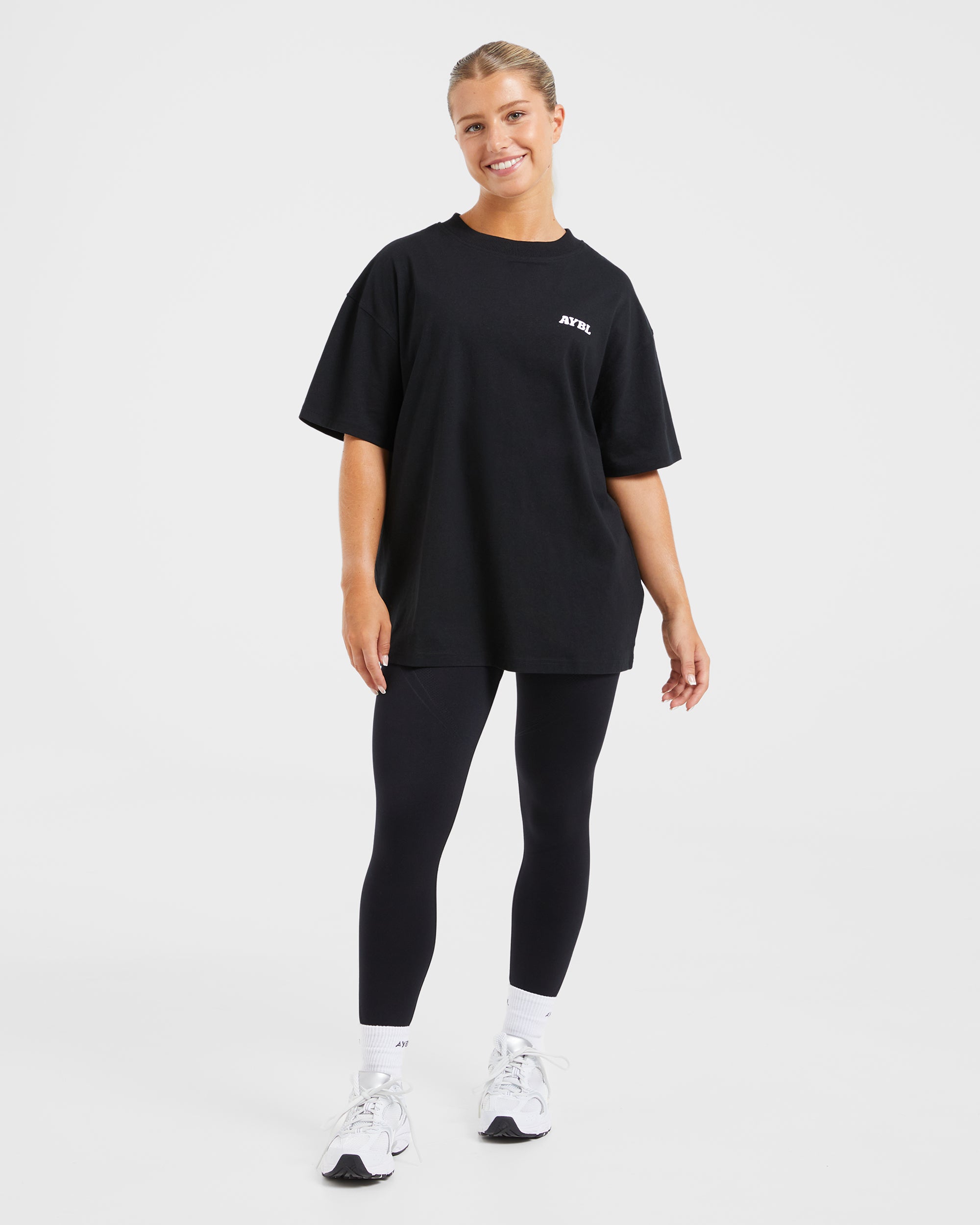 Stronger You Oversized T Shirt - Noir