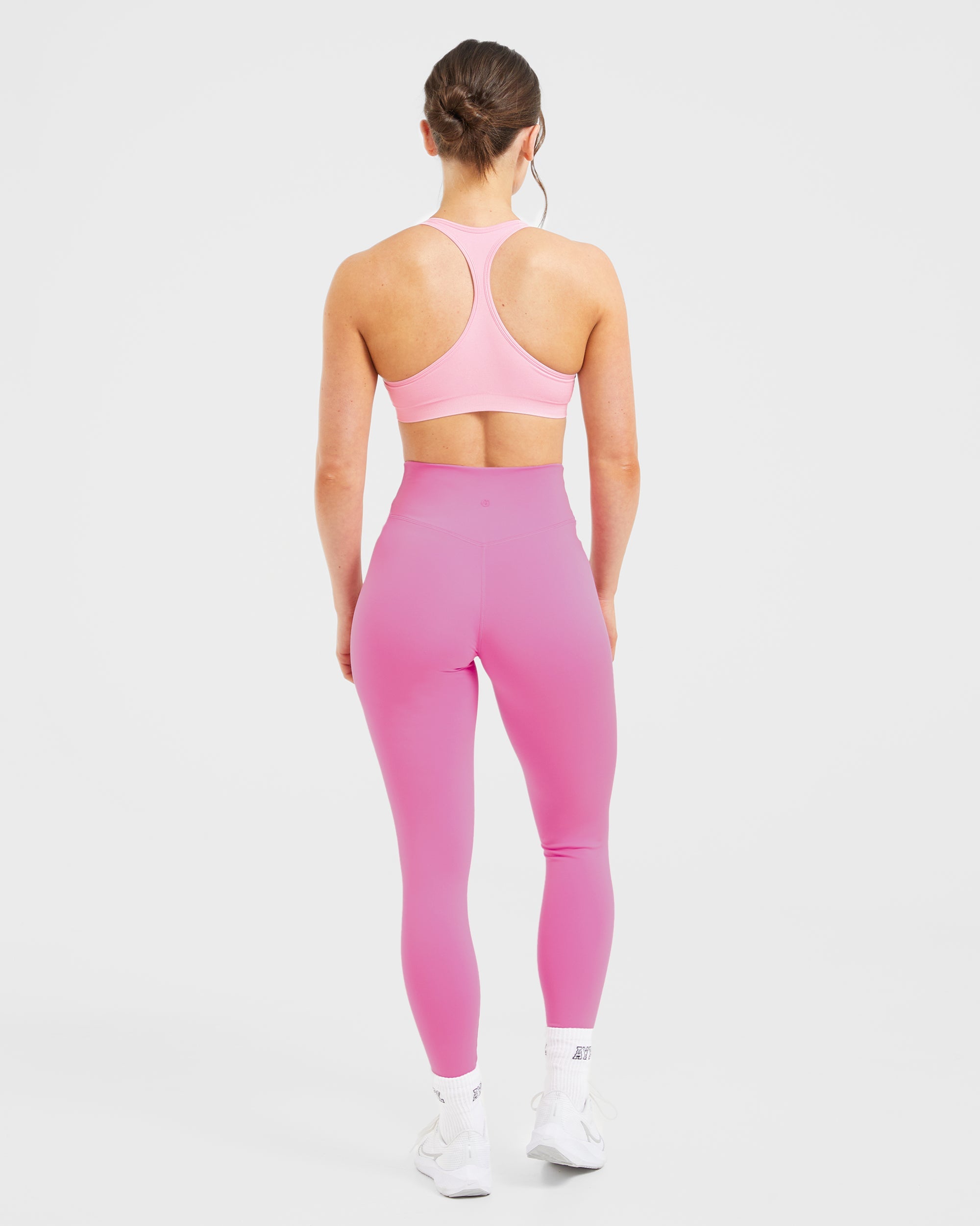 Essential Seamless Racer Back Sports Bra - Baby Rose