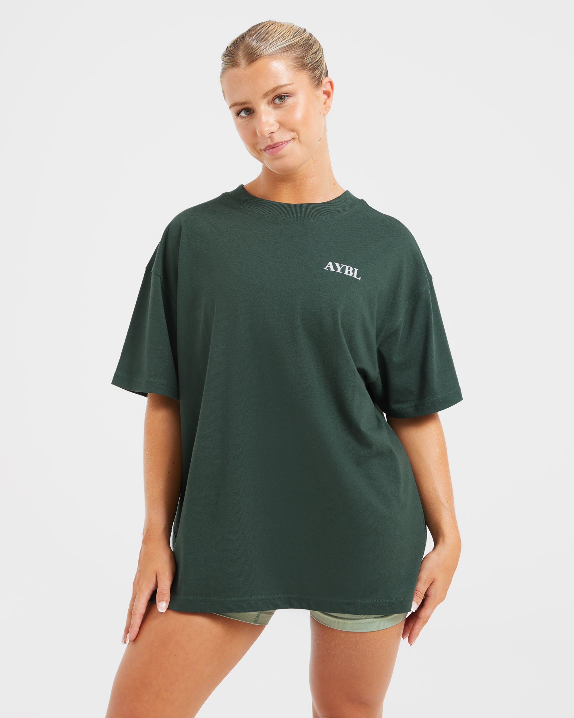 Do It For You Oversized T Shirt - Forest Vert