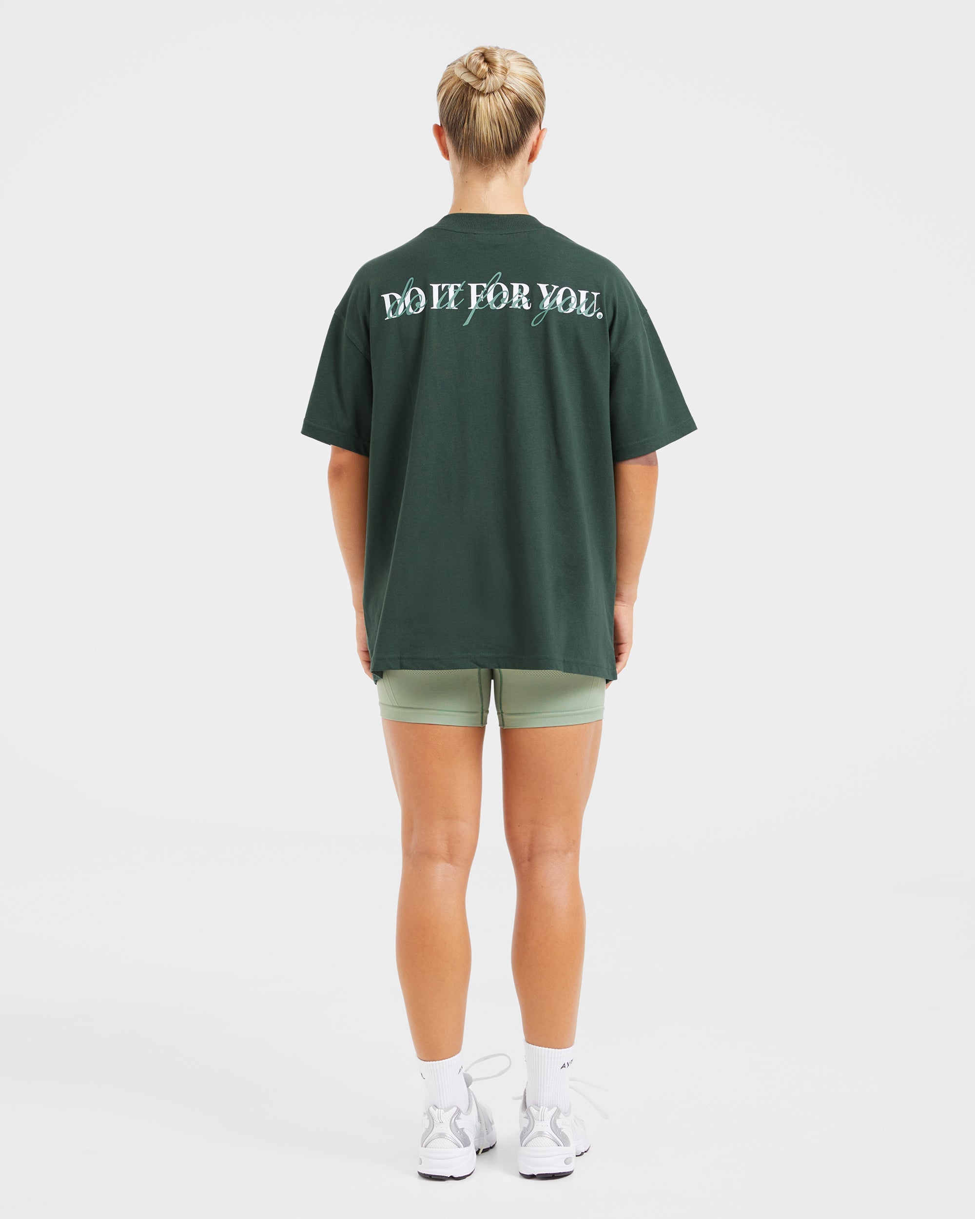 Do It For You Oversized T Shirt - Forest Vert