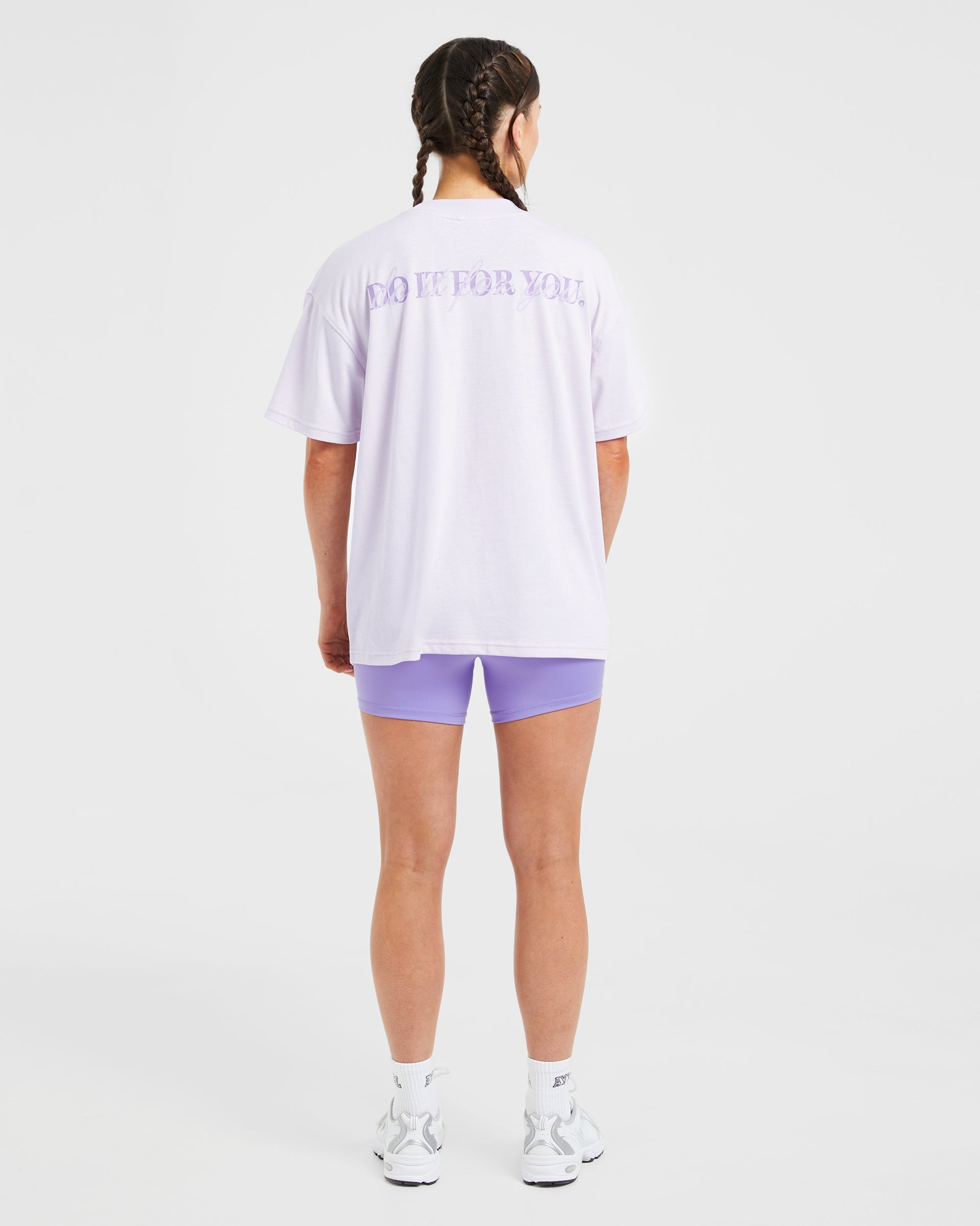 Do It For You Oversized T Shirt - Orchid Violet