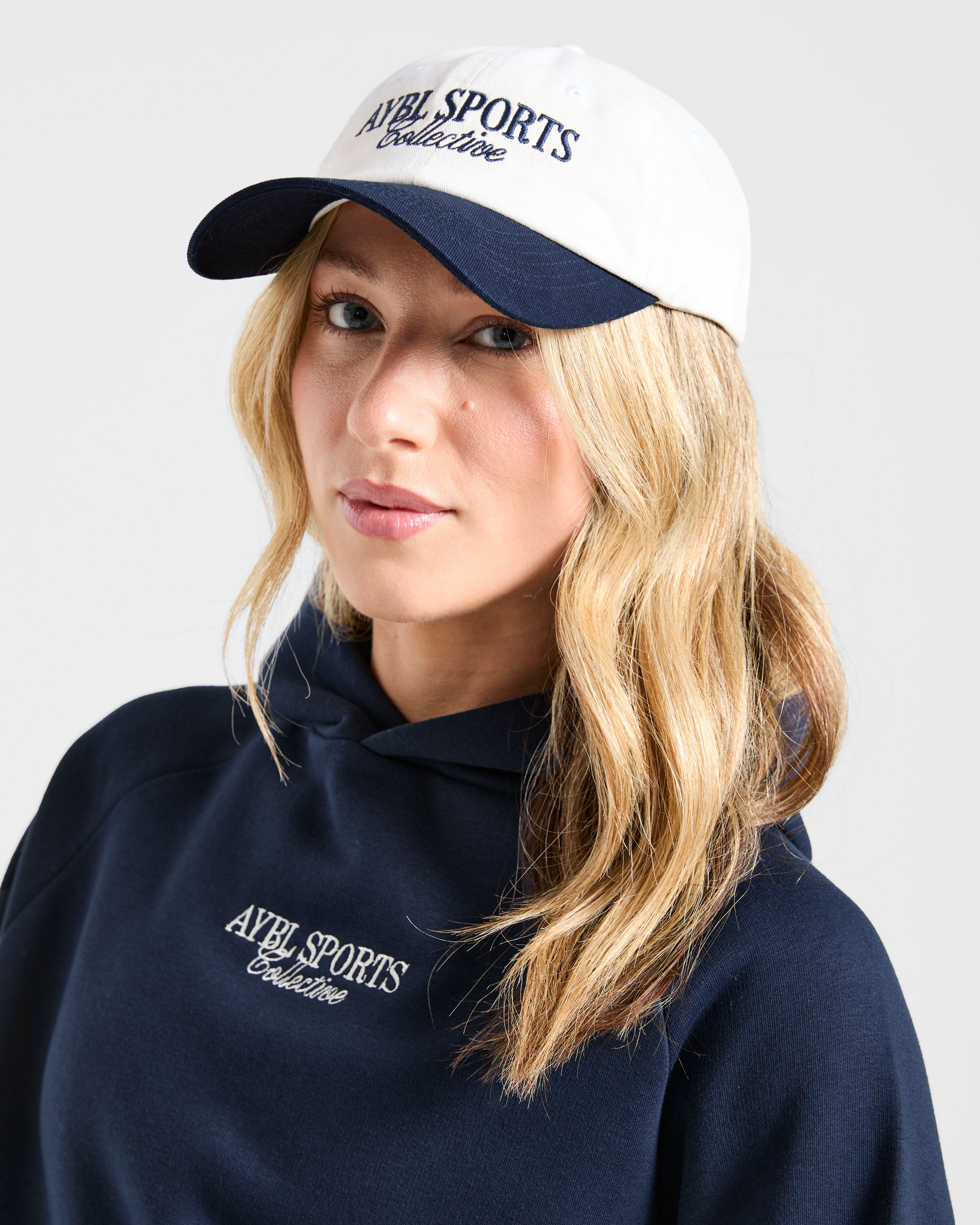 Sports Collective Cap - Off Blanc/Navy