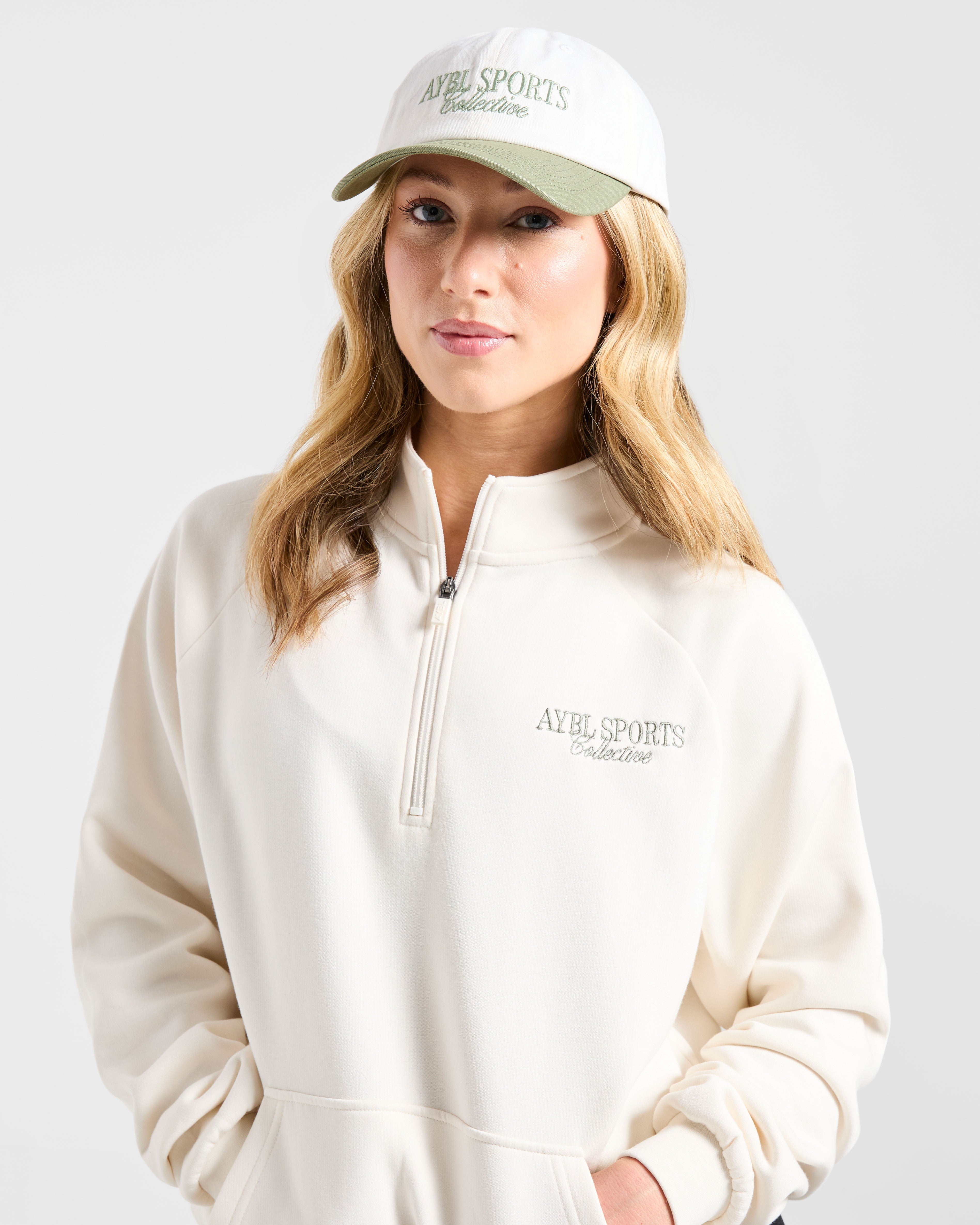 Sports Collective Cap - Off Blanc/Vert