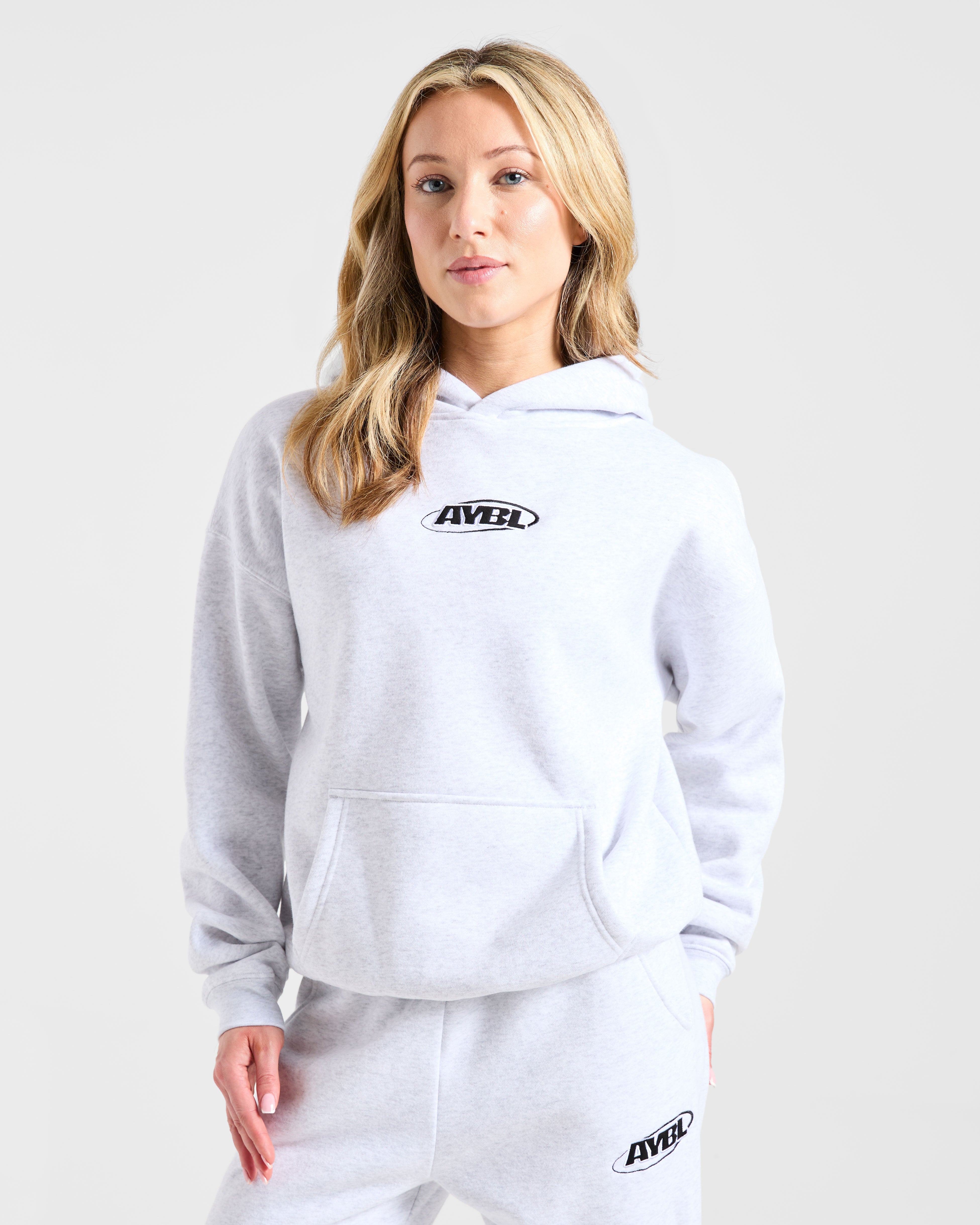 Sports Essentials Oversized Hoodie - Heather Gris/Noir