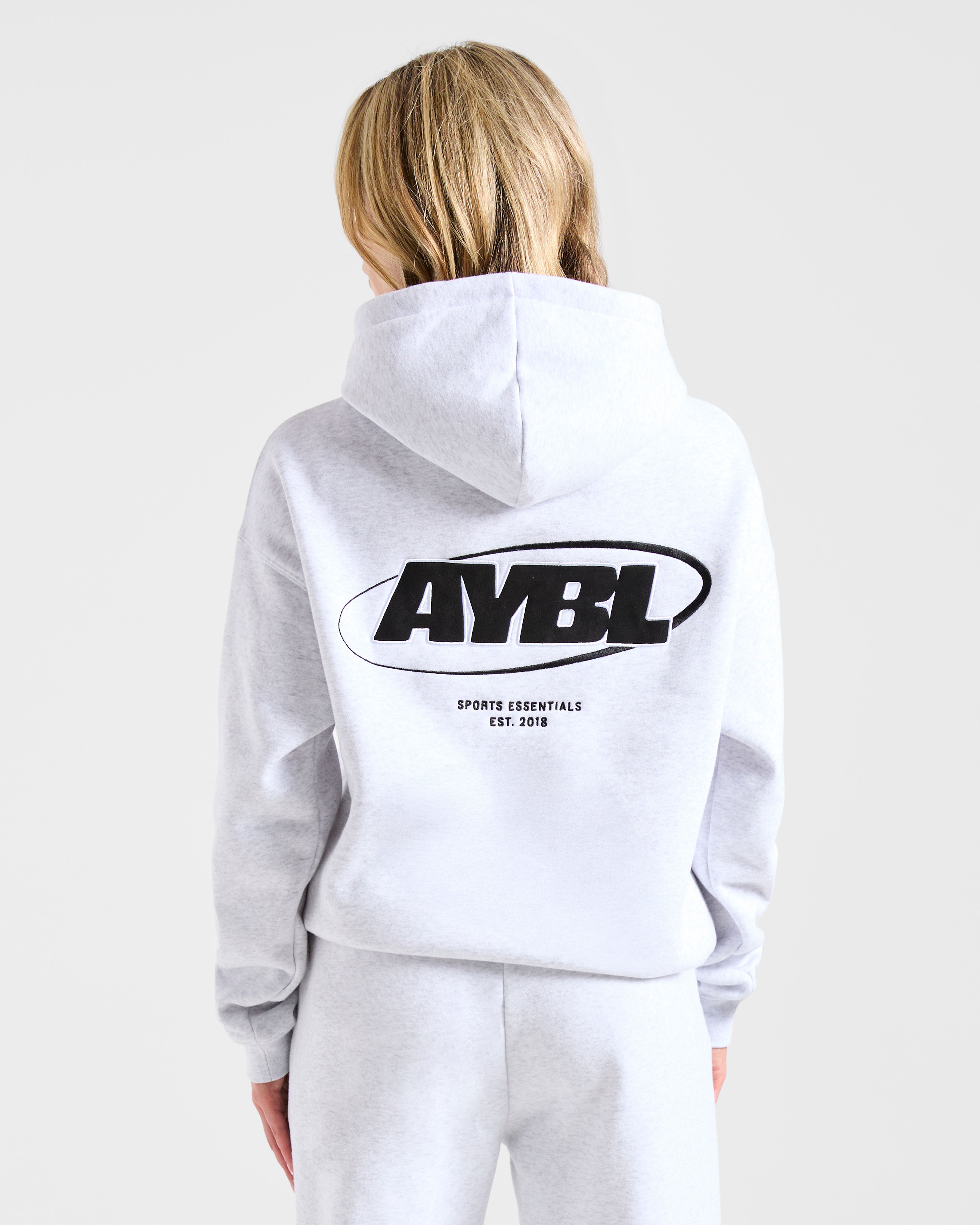 Sports Essentials Oversized Hoodie - Heather Gris/Noir