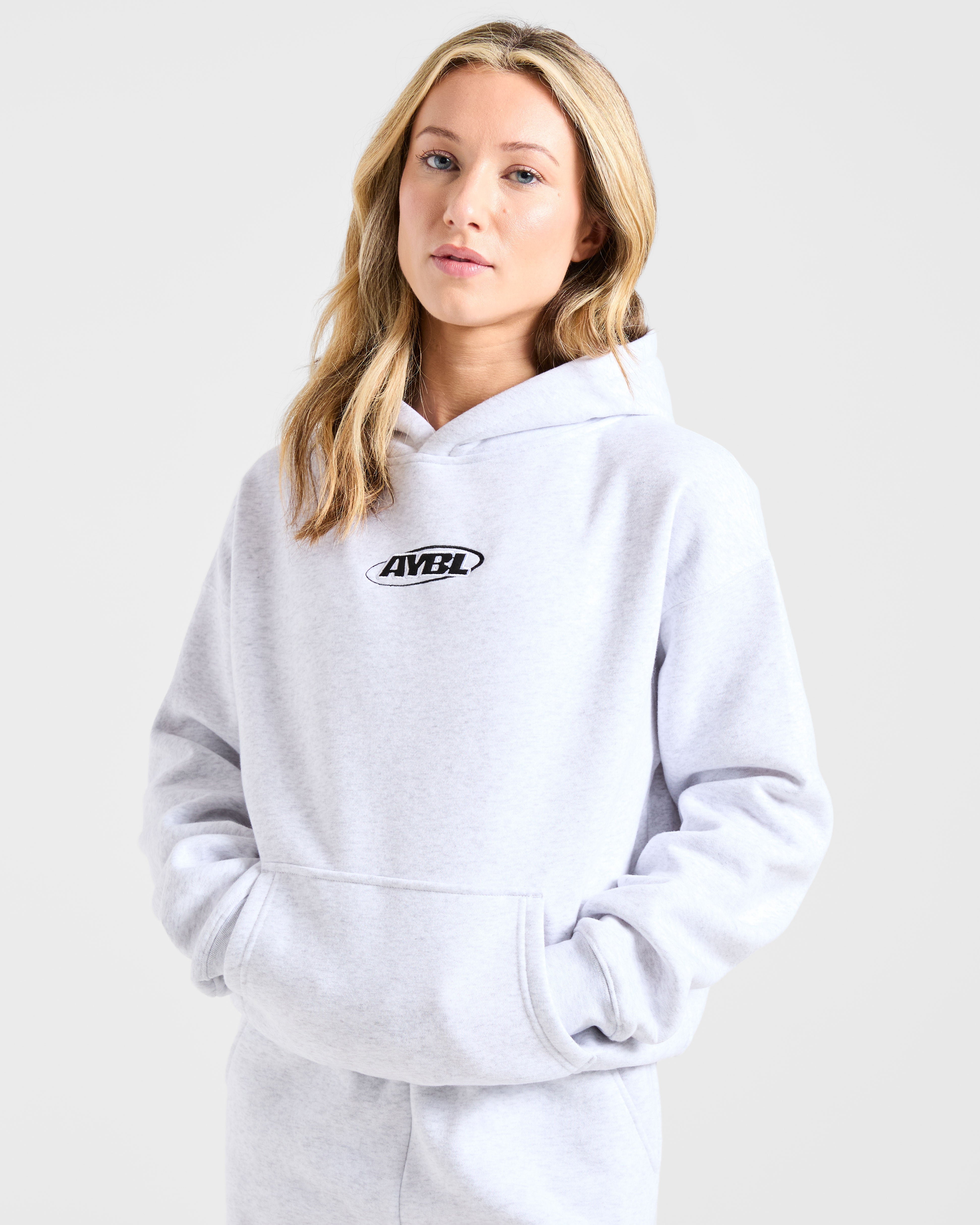 Sports Essentials Oversized Hoodie - Heather Gris/Noir