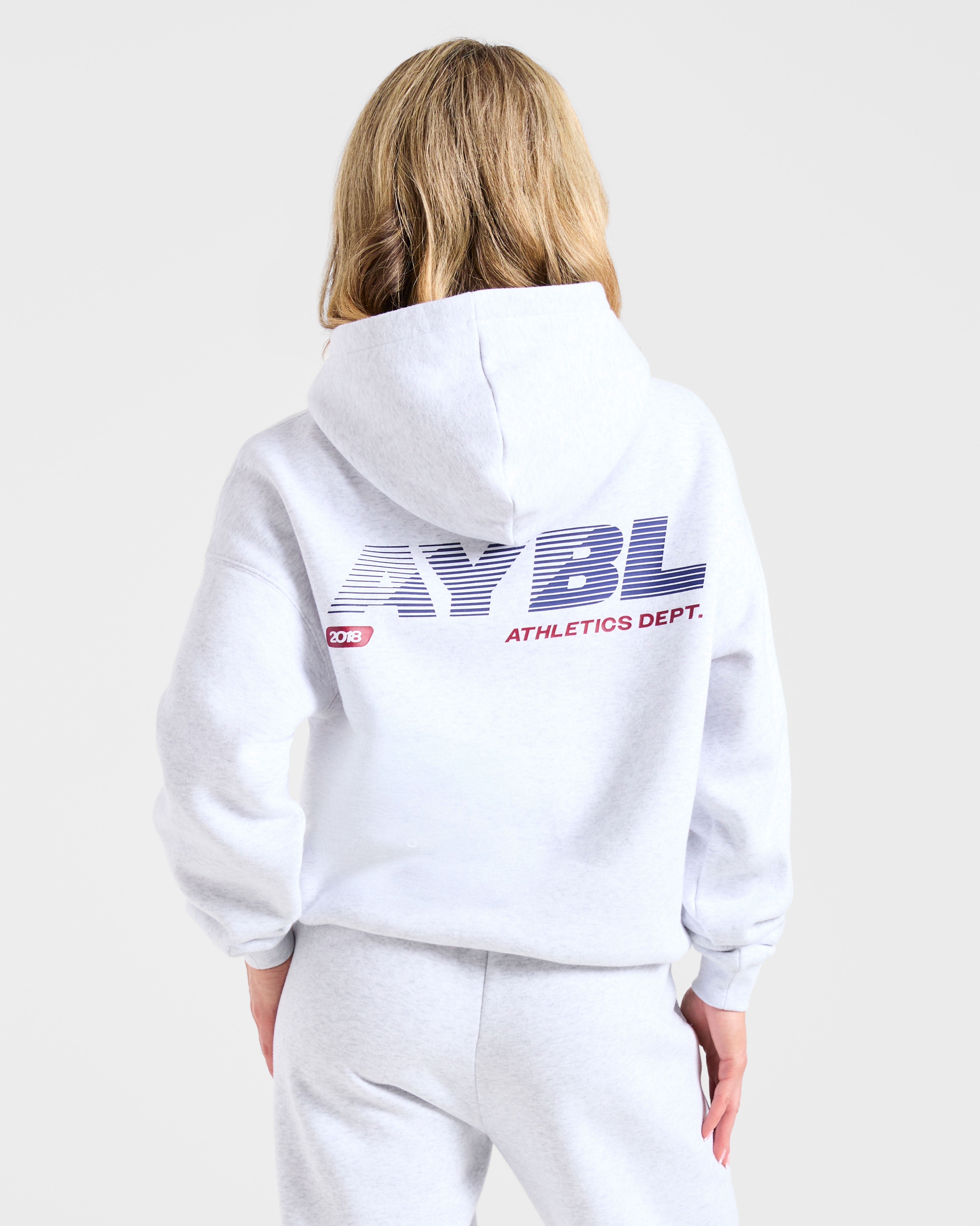 Athletics Dept Oversized Hoodie - Gris Marl