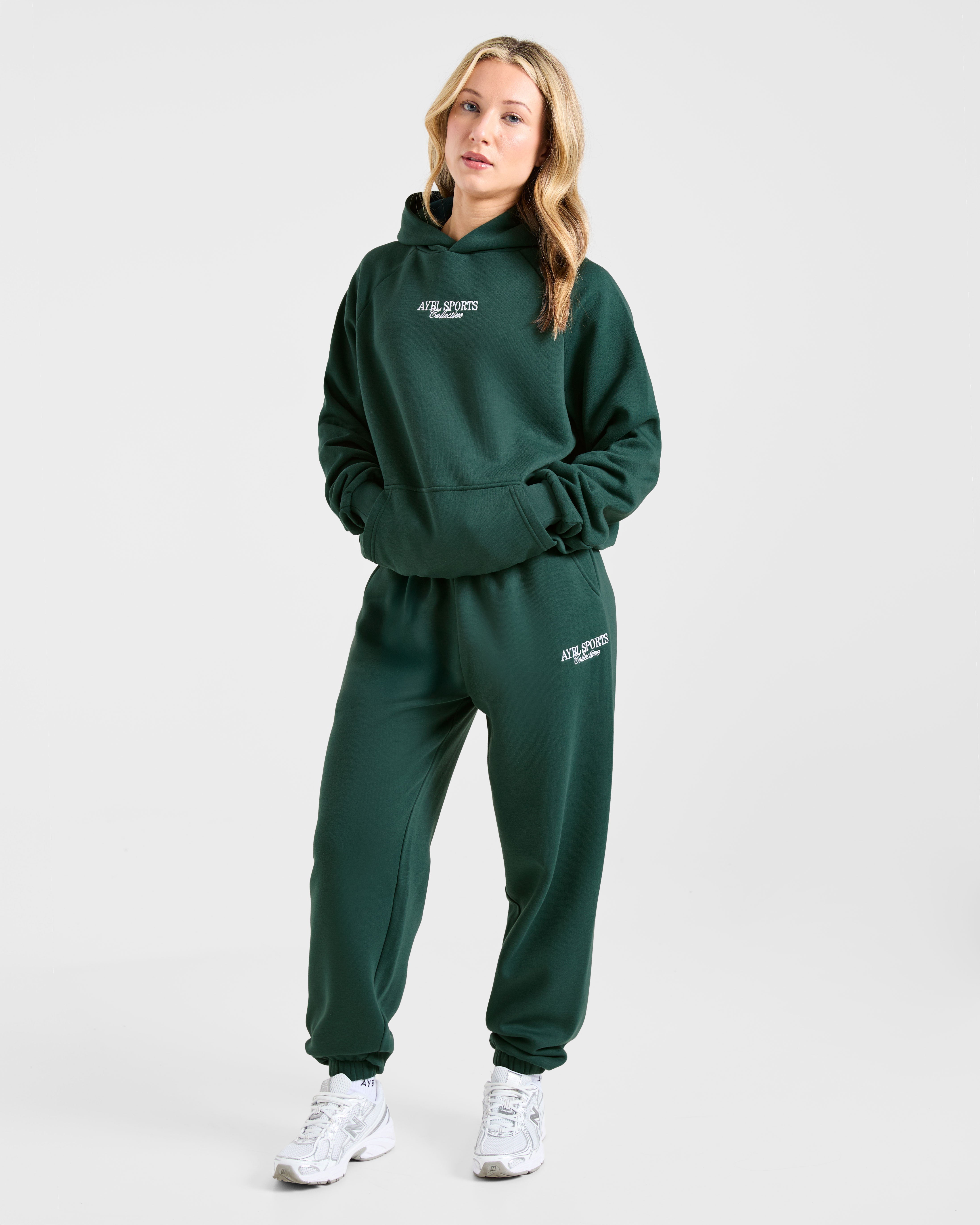 Sports Collective Oversized Joggers - Deep Forest