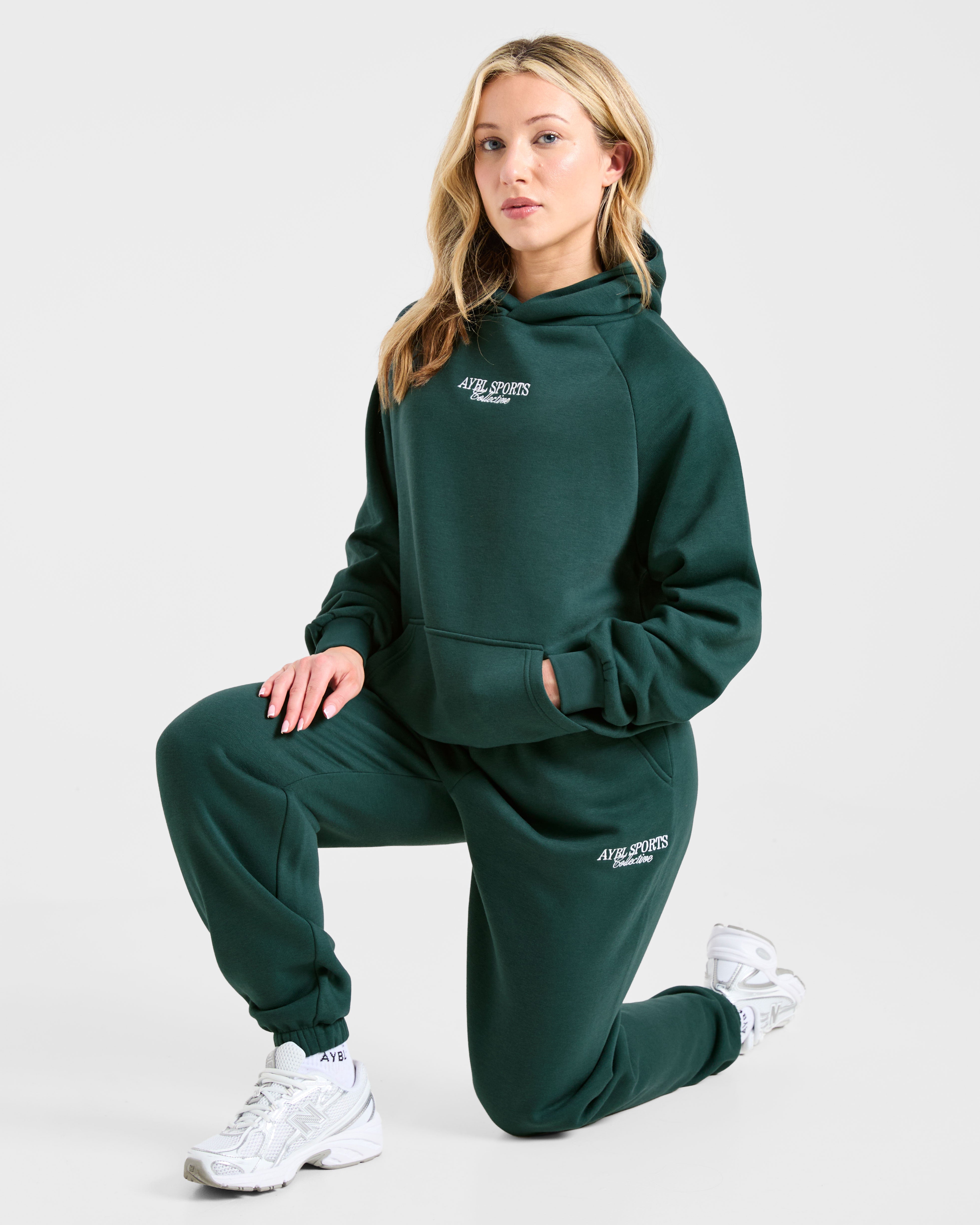 Sports Collective Oversized Joggers - Deep Forest