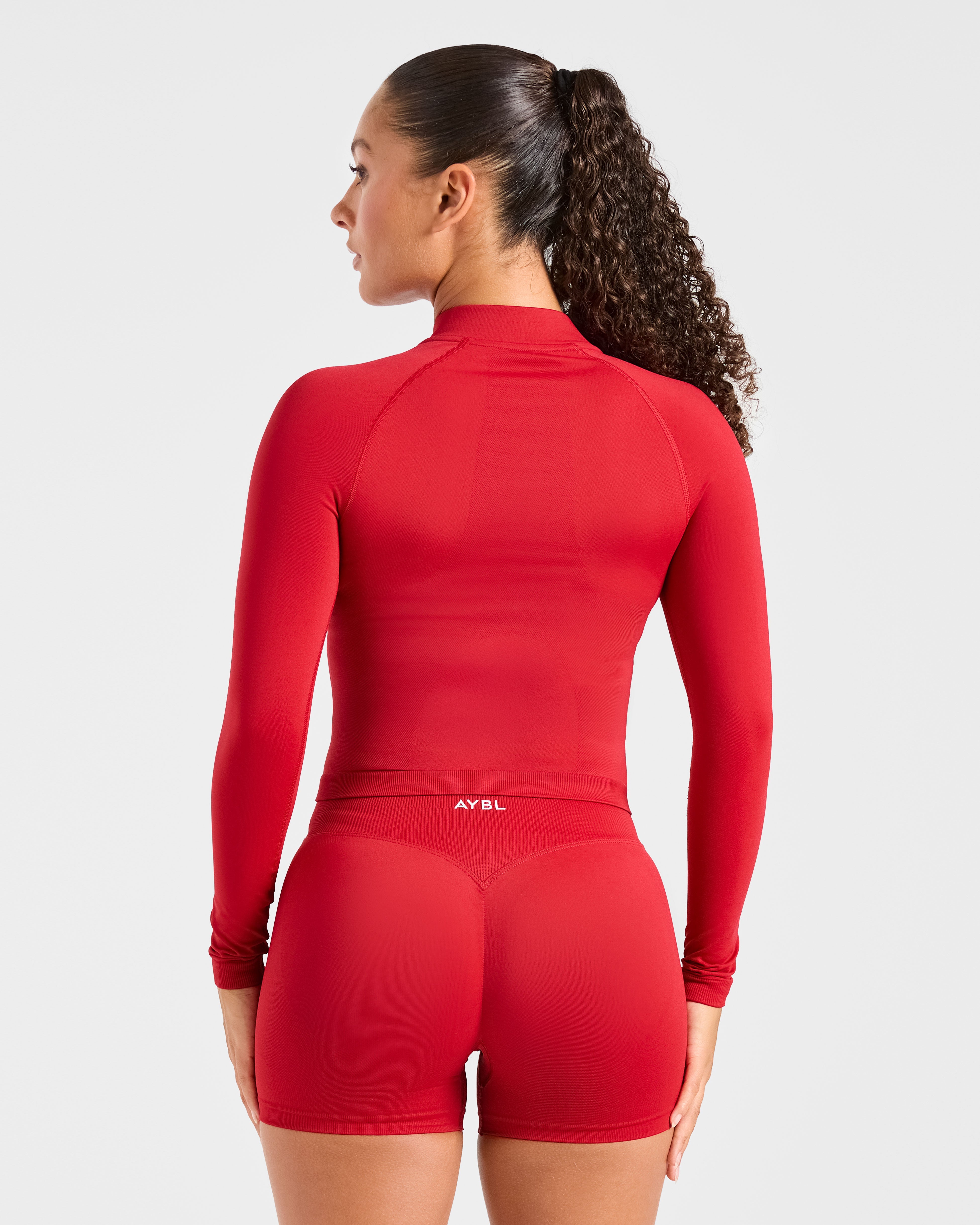 Enhance Seamless Jacket - Rouge