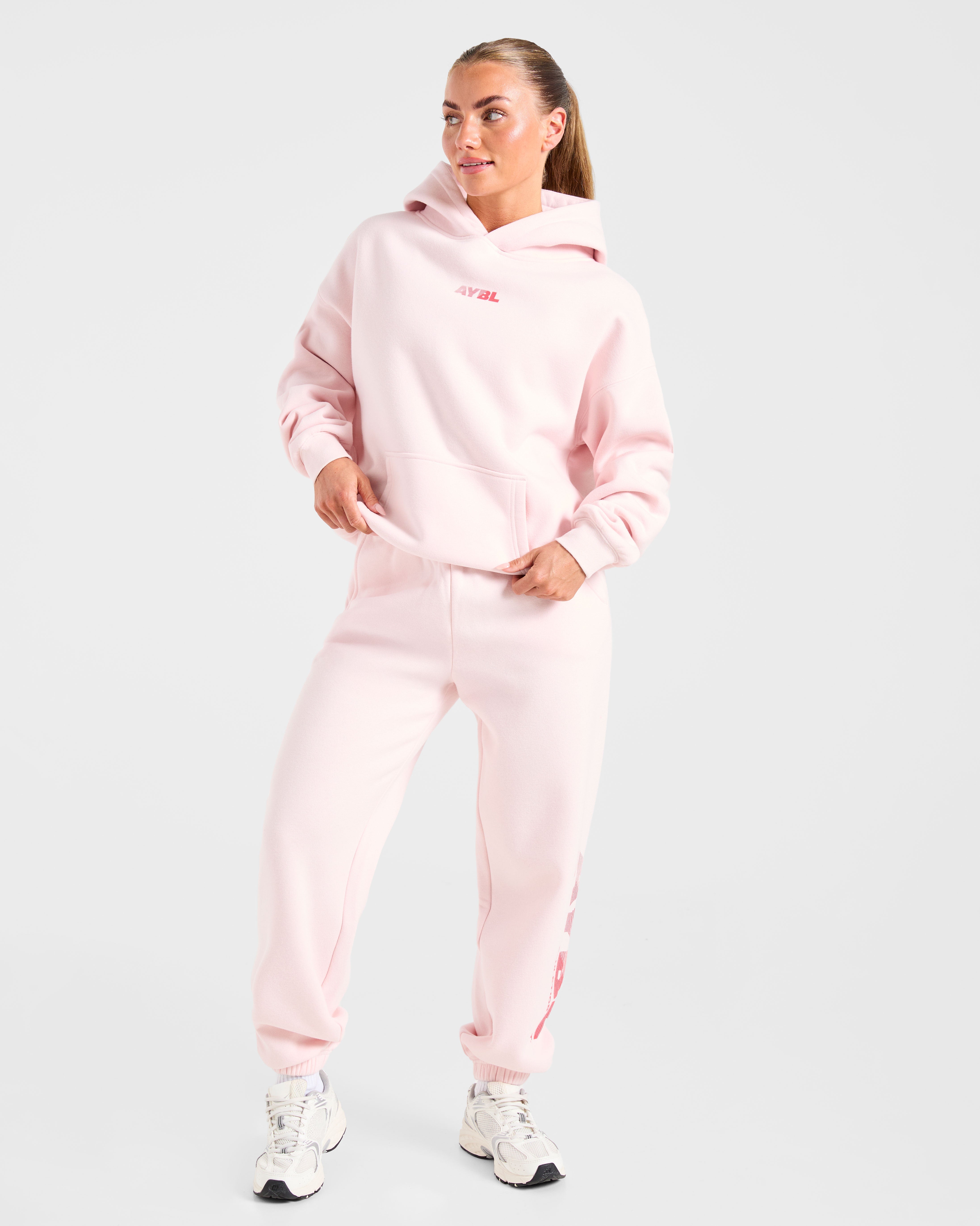 Athletics Dept Oversized Joggers - Rose