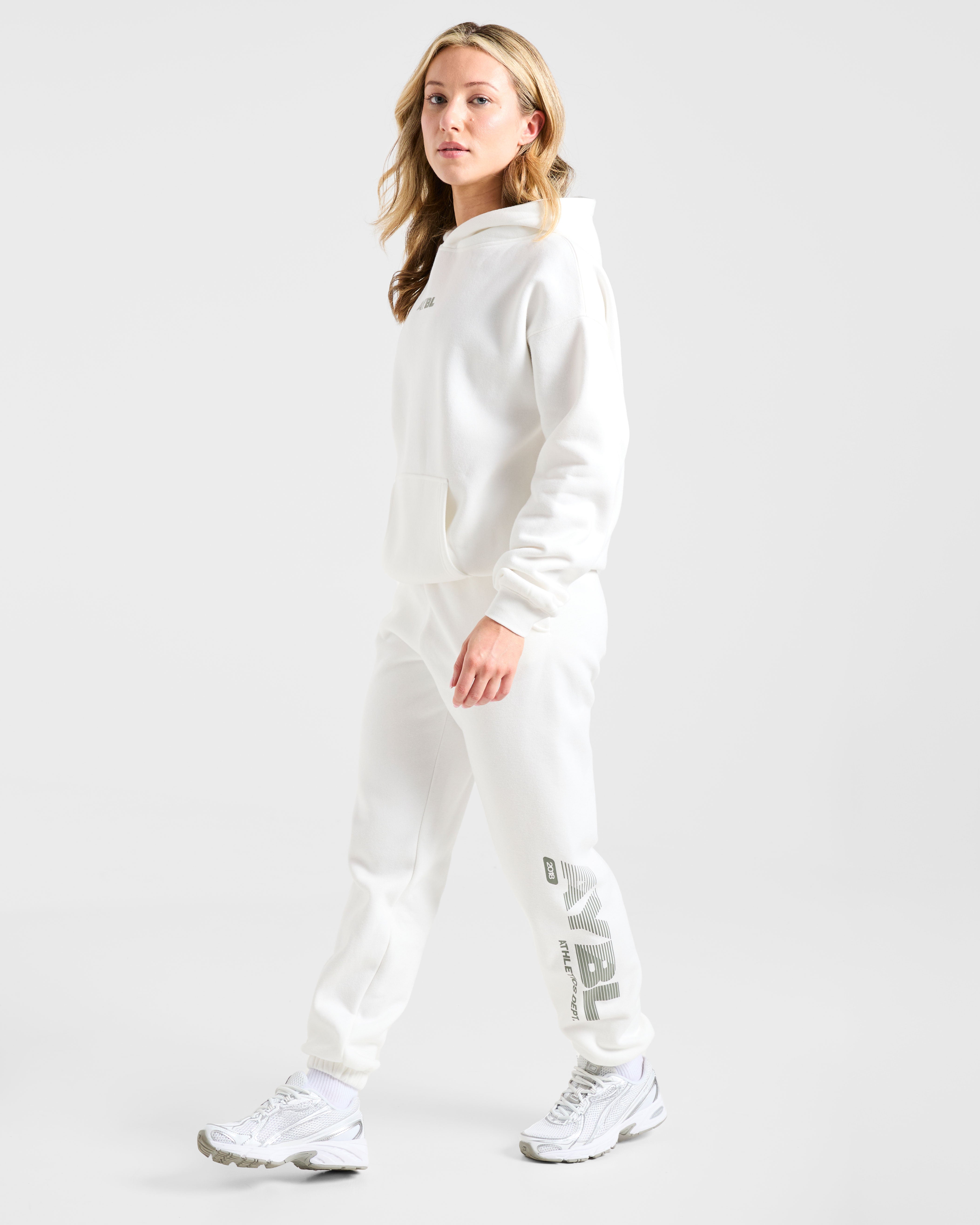 Athletics Dept Oversized Joggers - Off Blanc