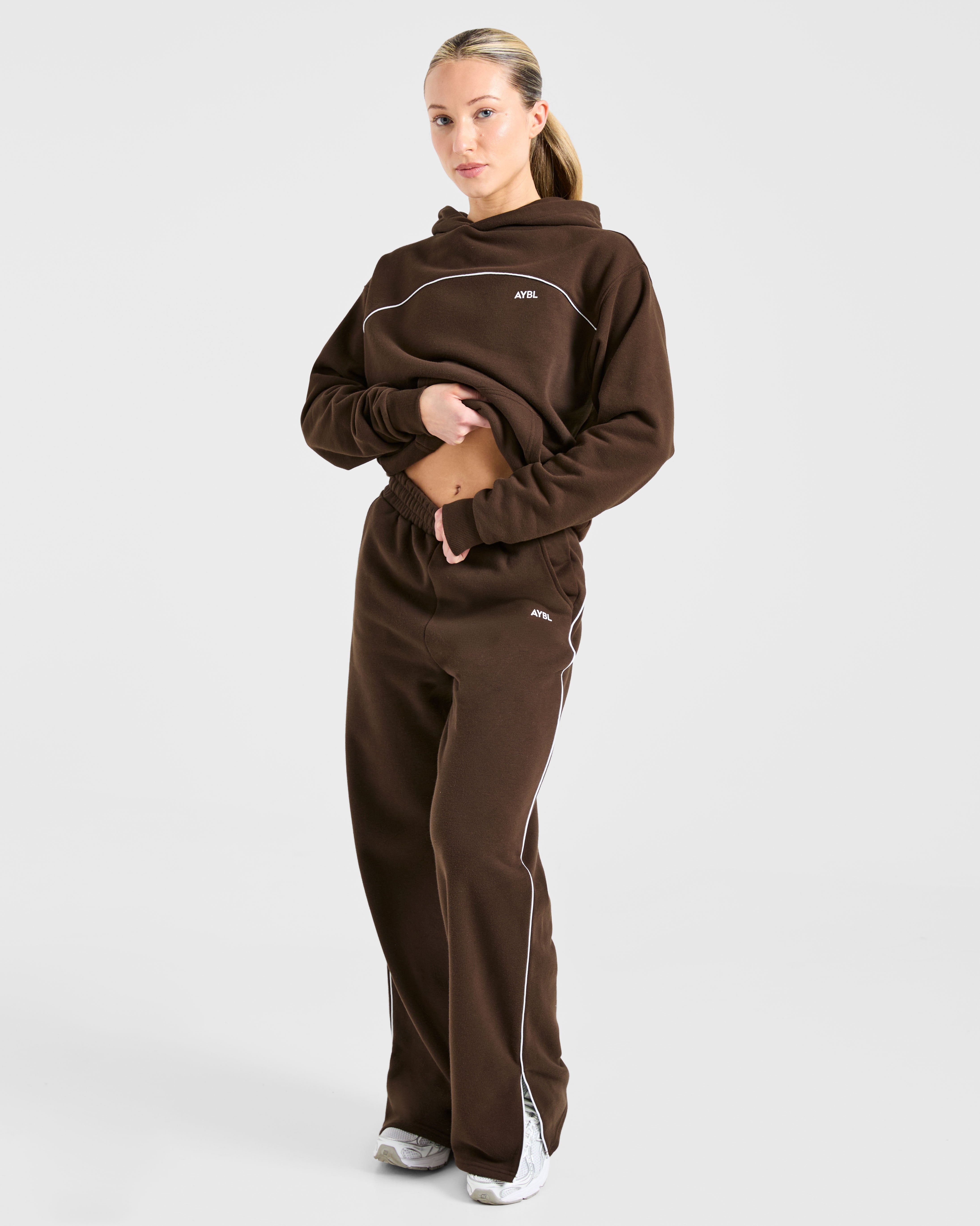 Form Straight Leg Joggers - Coffee Bean