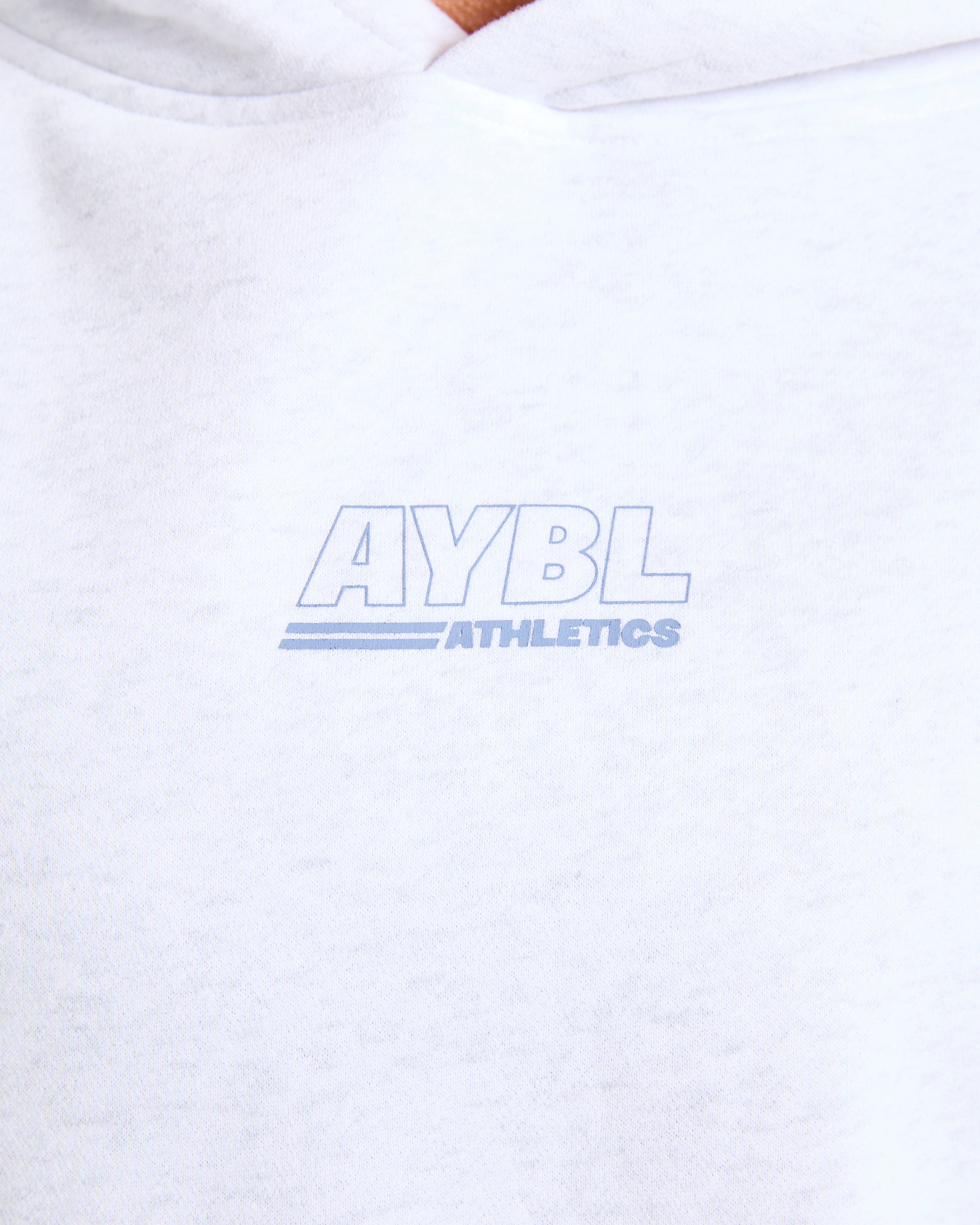 Athletics Track Oversized Hoodie - Heather Gris/Slate Bleu