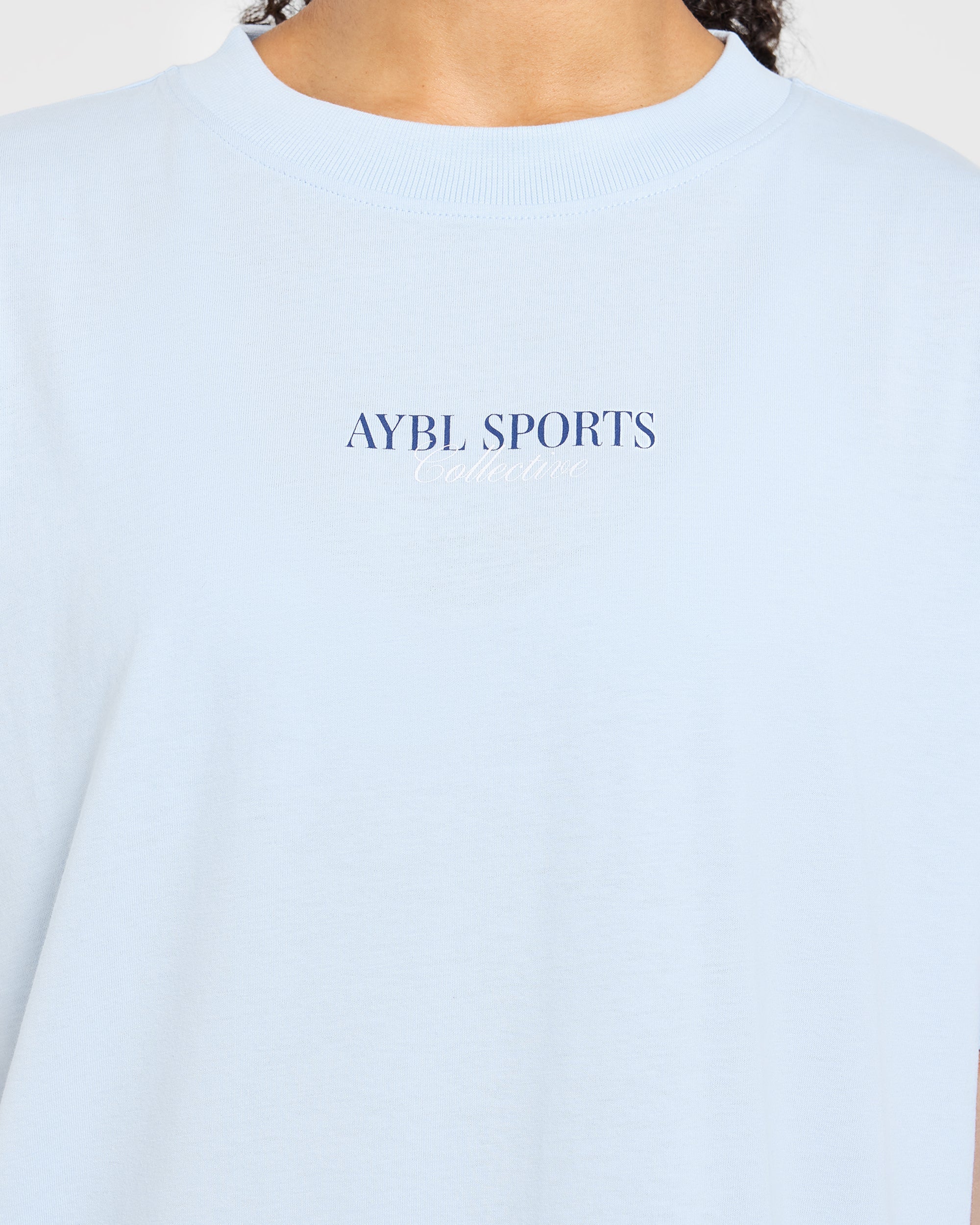 Sports Collective Oversized T Shirt - Bleu